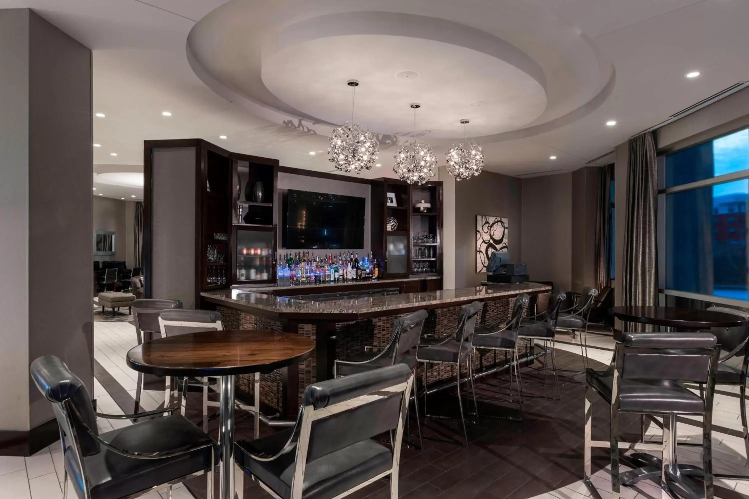 Lobby or reception, Lounge/Bar in Residence Inn by Marriott Boston Logan Airport/Chelsea