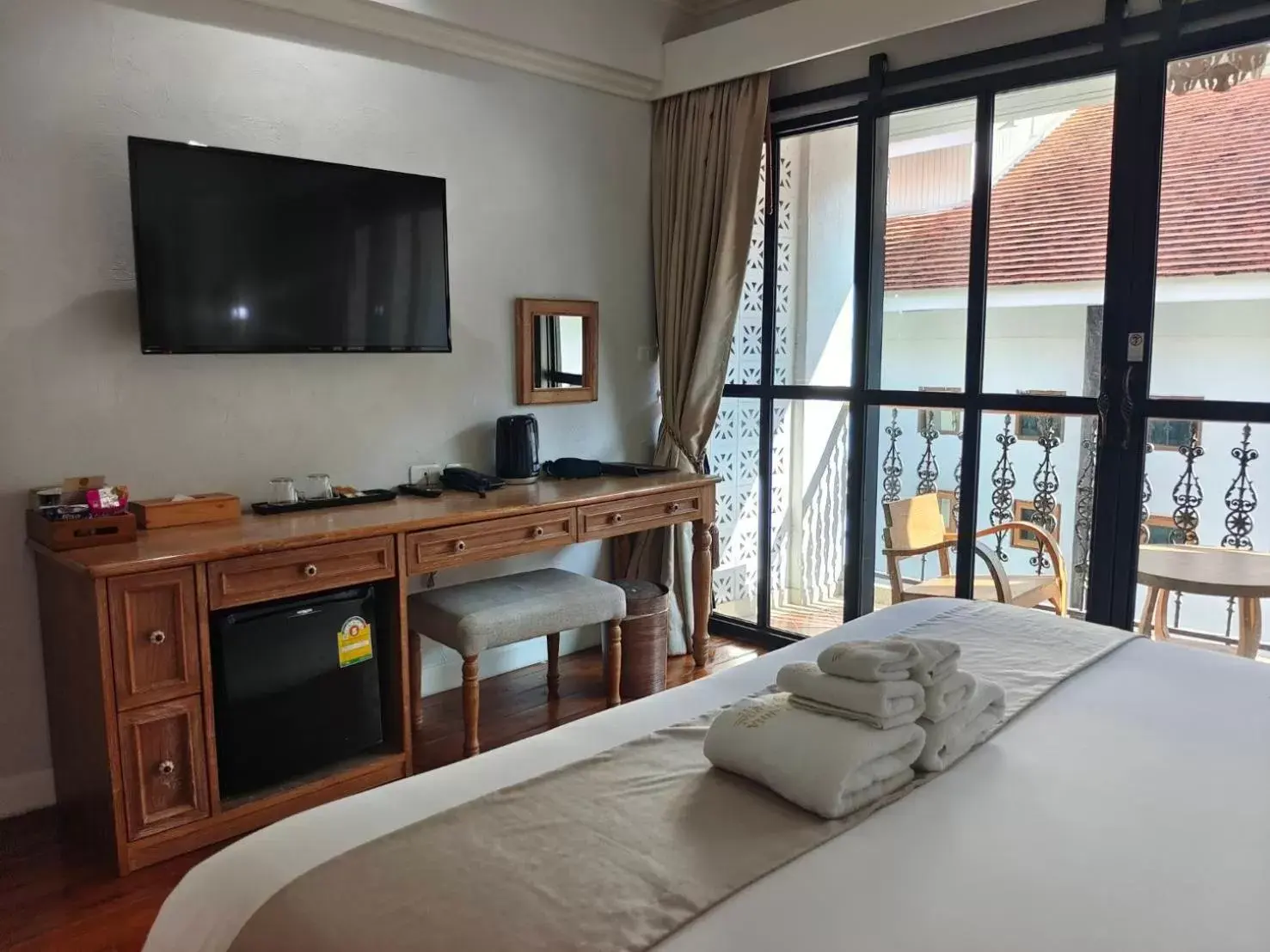 TV and multimedia, Bed in Lanna Oriental Hotel - SHA Extra Plus