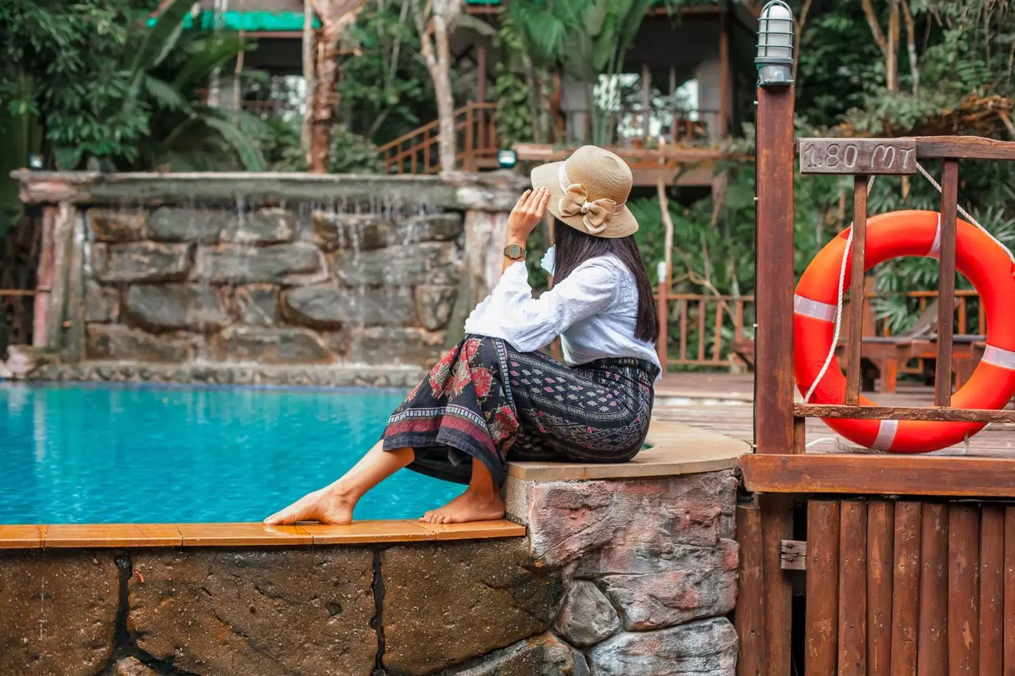 Swimming pool in Aonang Cliff View Resort SHA Extra Plus