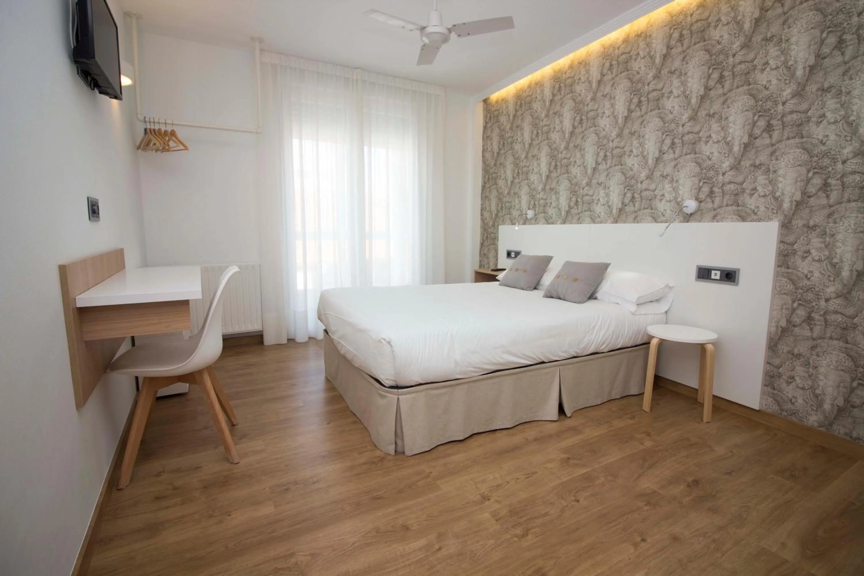 Bed in Hotel Vilagarcia