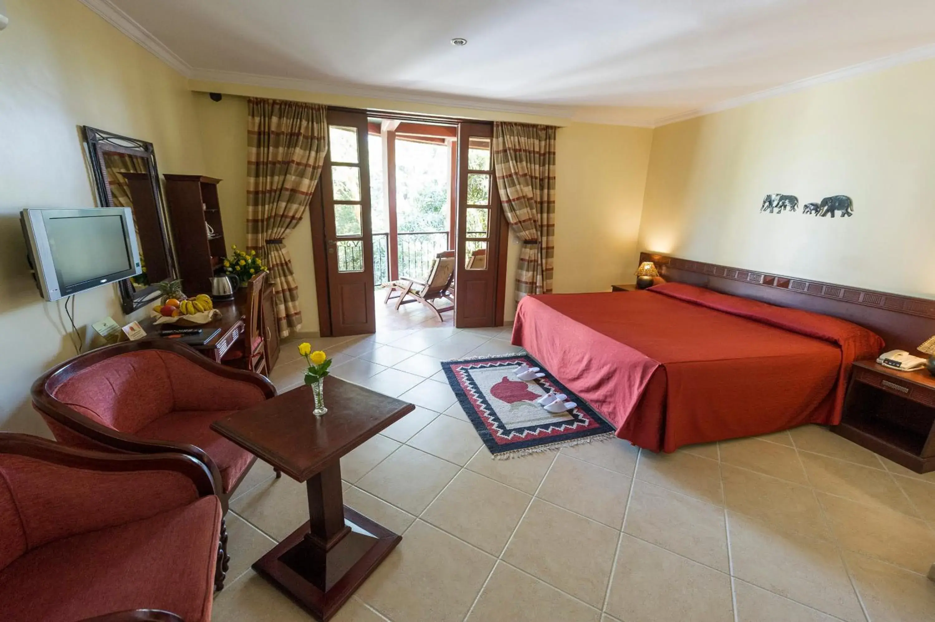 Balcony/Terrace in The African Tulip Hotel