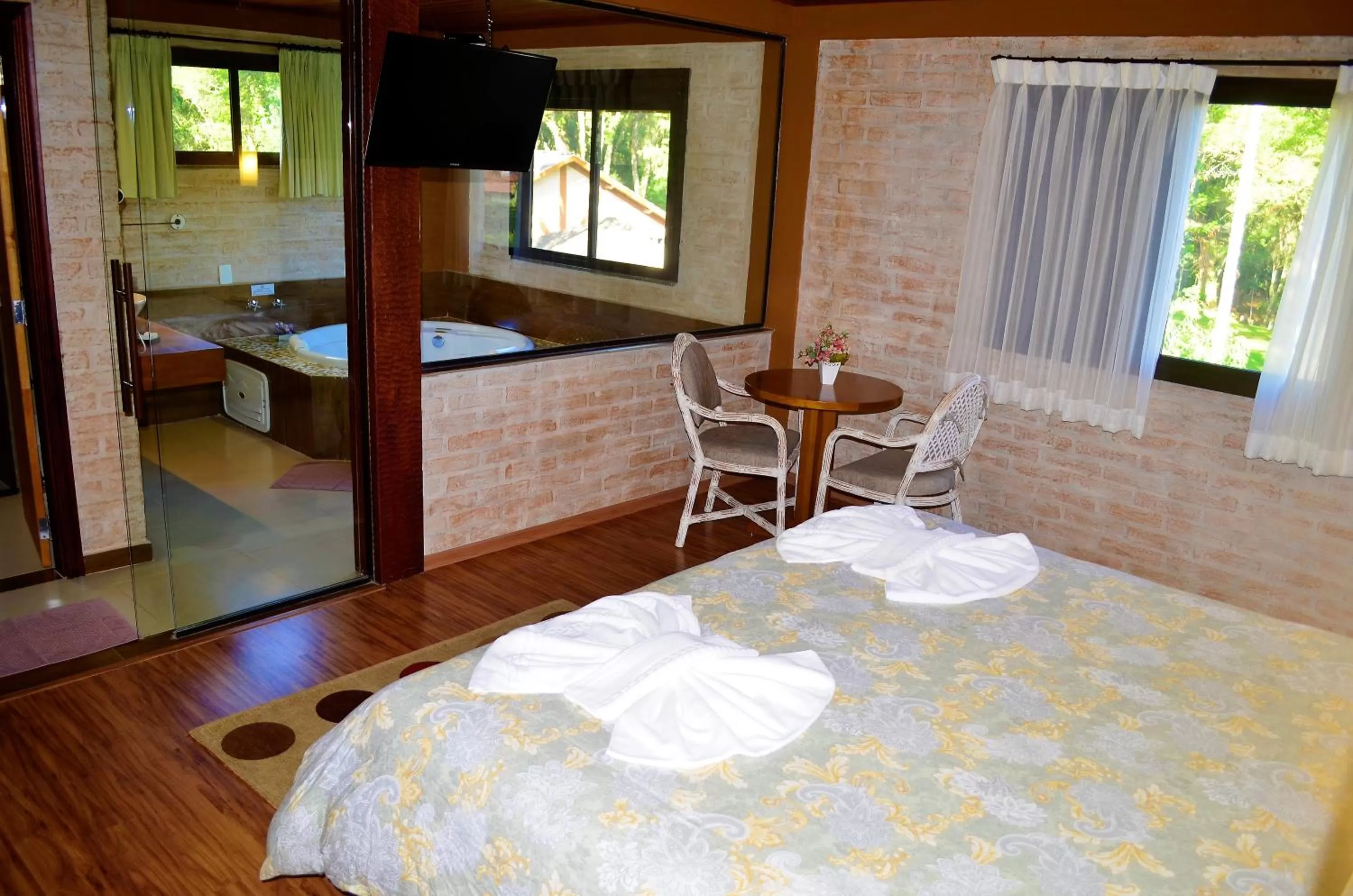 Bed in Pousada Toca Da Coruja