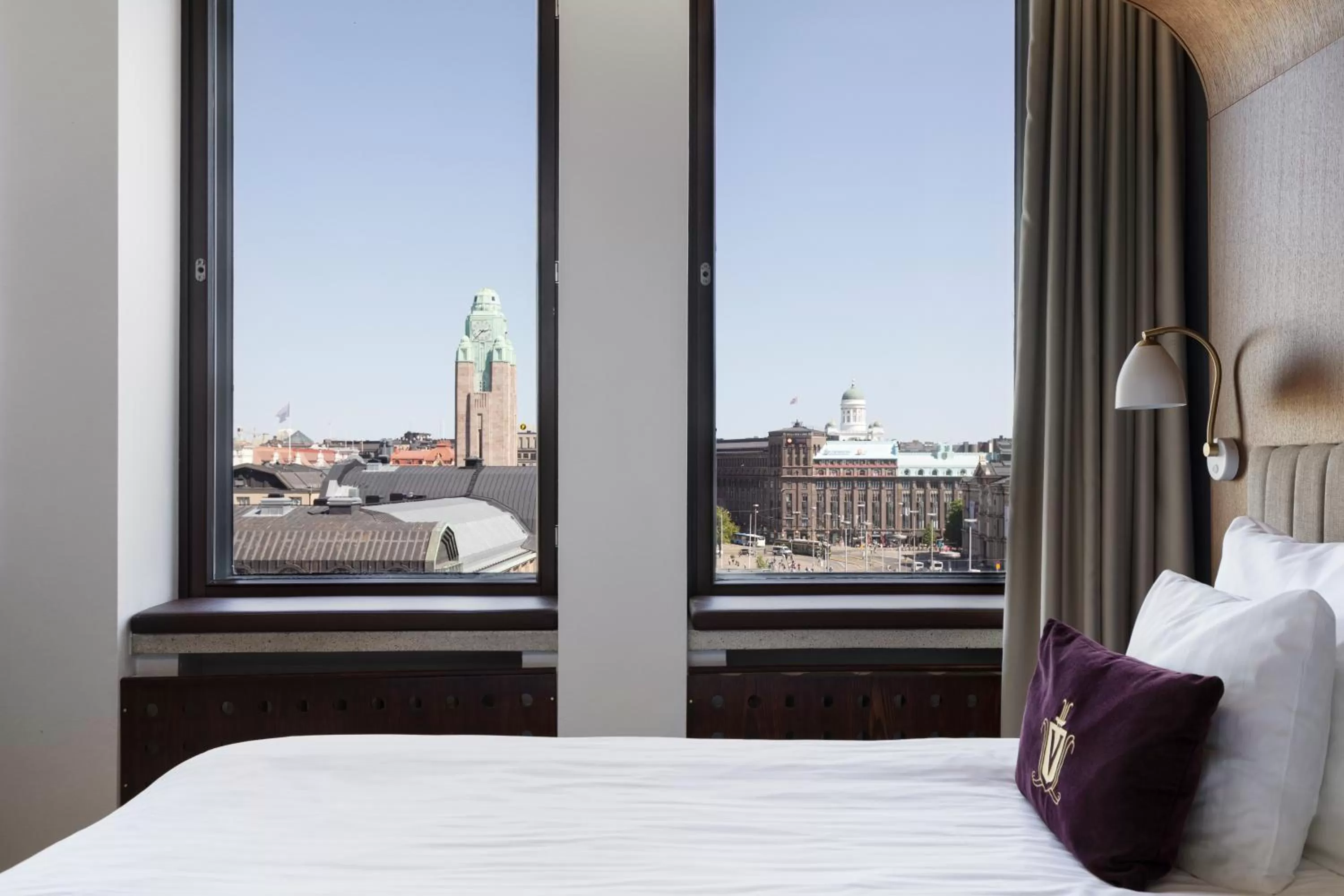 Bed in Original Sokos Hotel Vaakuna Helsinki