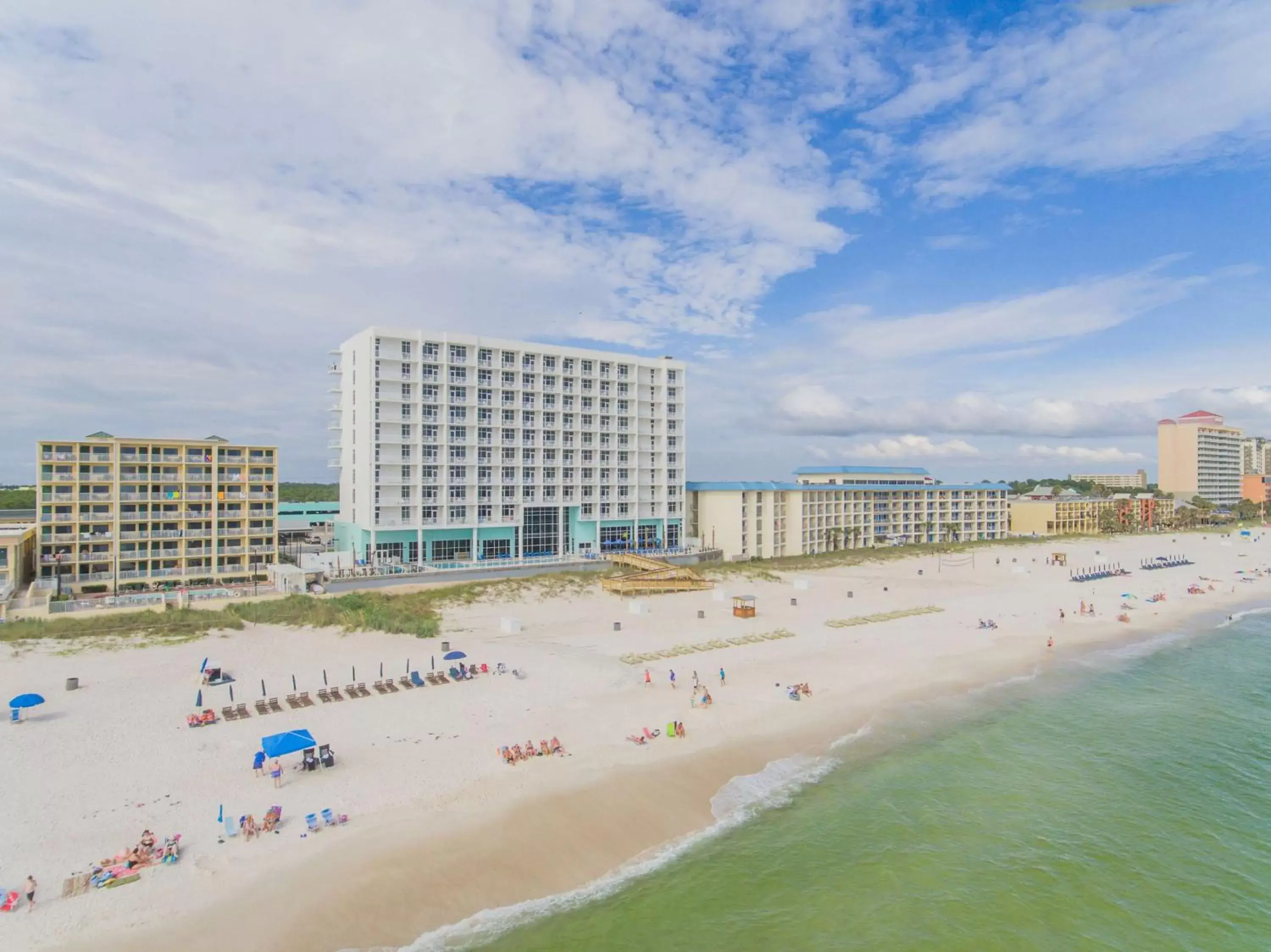 Property building, Beach in Hampton Inn & Suites Panama City Beach-Beachfront