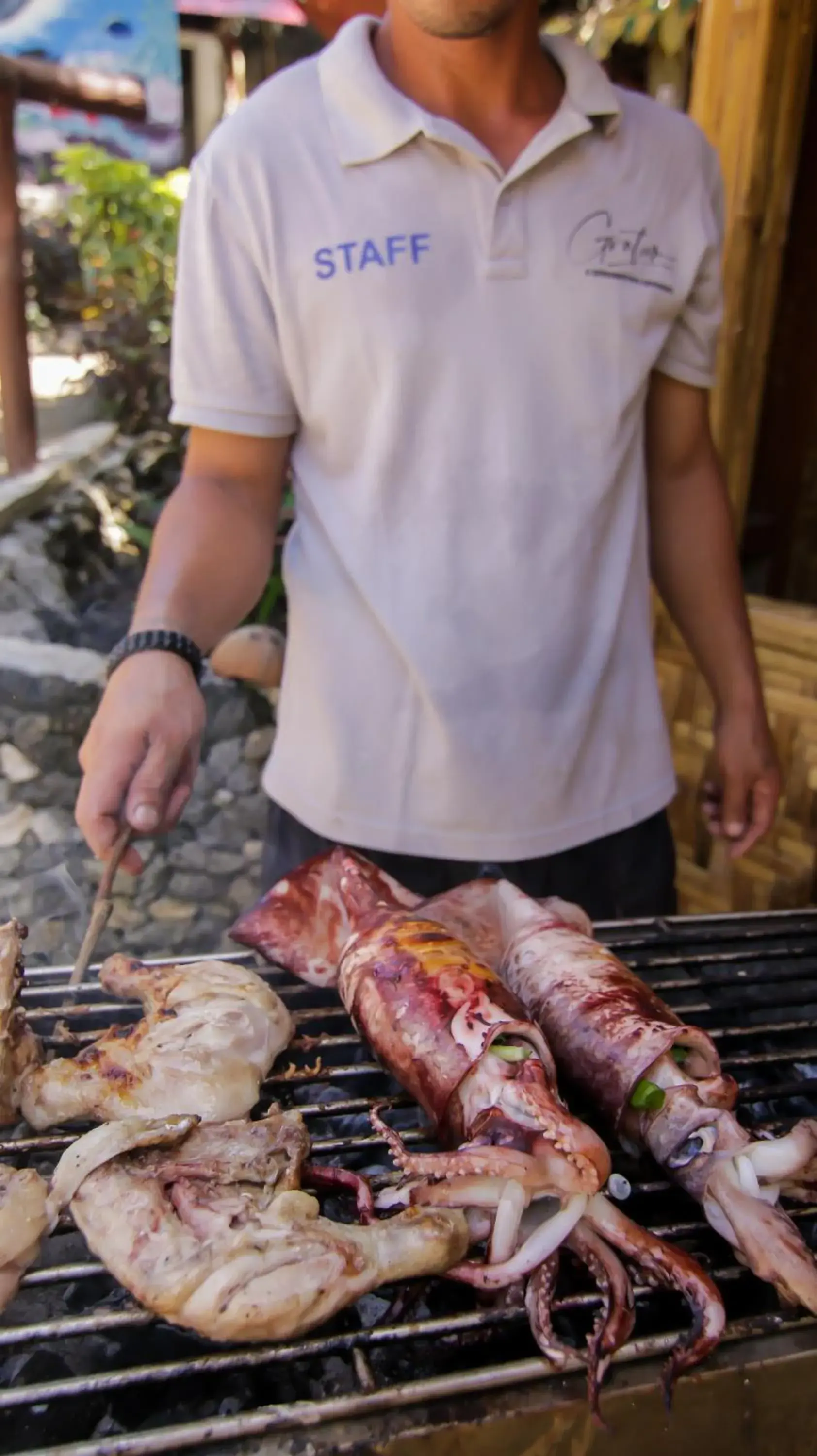 BBQ facilities in Gratum Beach Resort