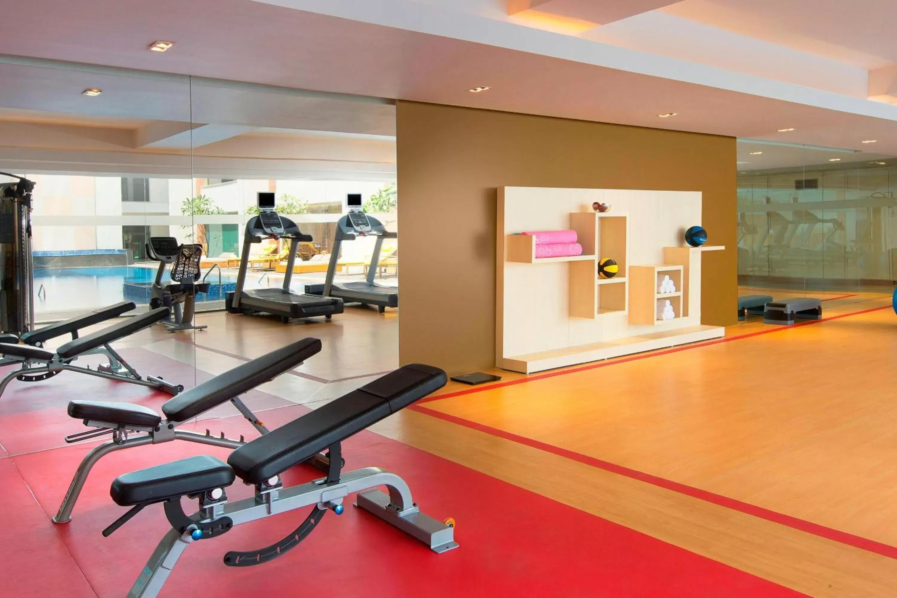 Fitness centre/facilities, Fitness Center/Facilities in Sheraton Hyderabad Hotel