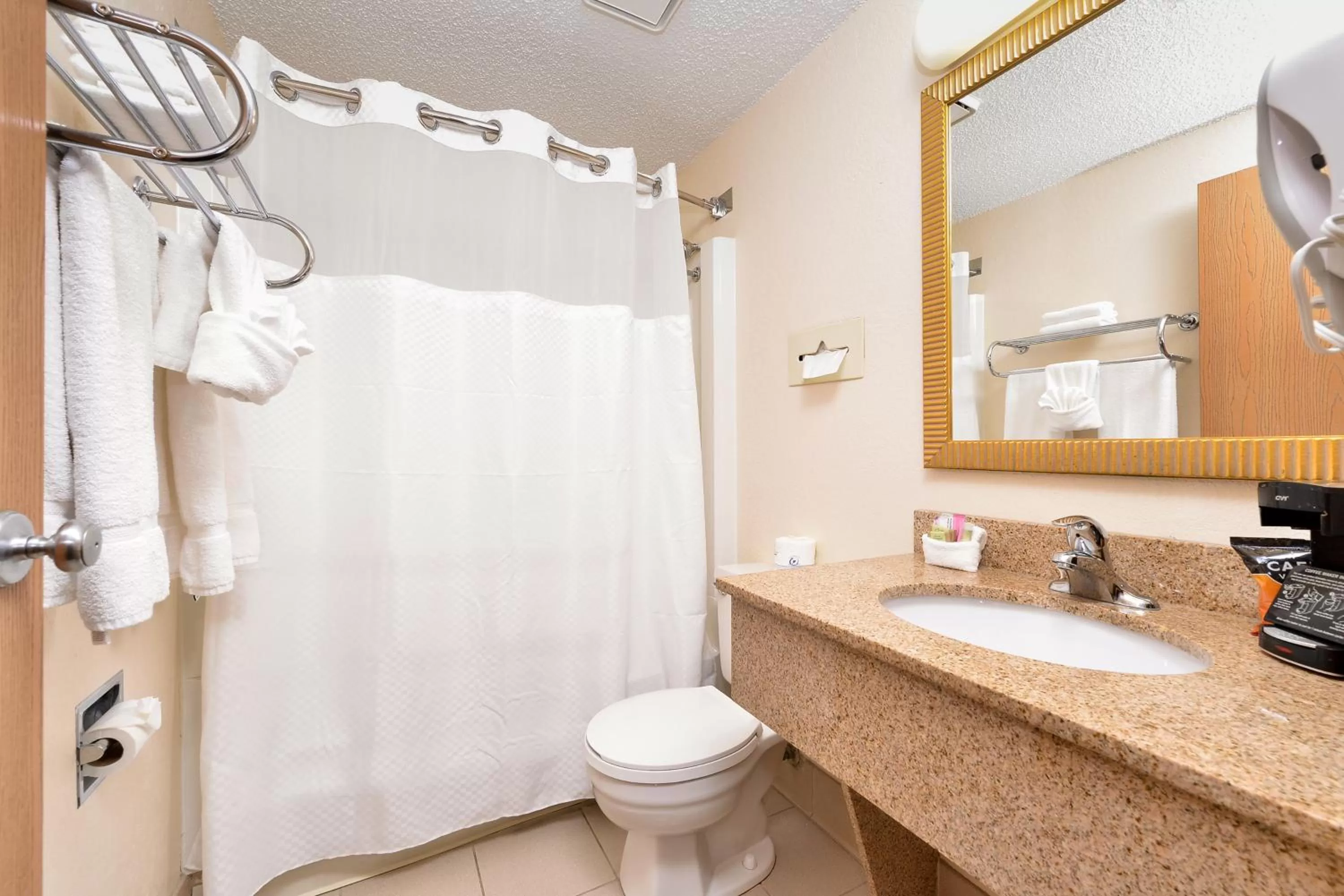 Bathroom in Super 8 by Wyndham Casper West by the River