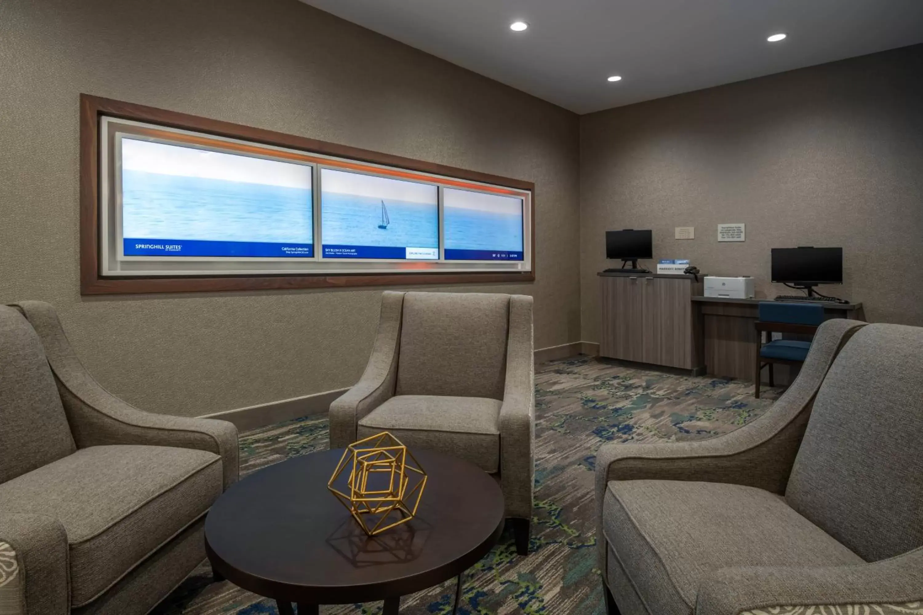 Business facilities, Seating Area in SpringHill Suites By Marriott Wrentham Plainville