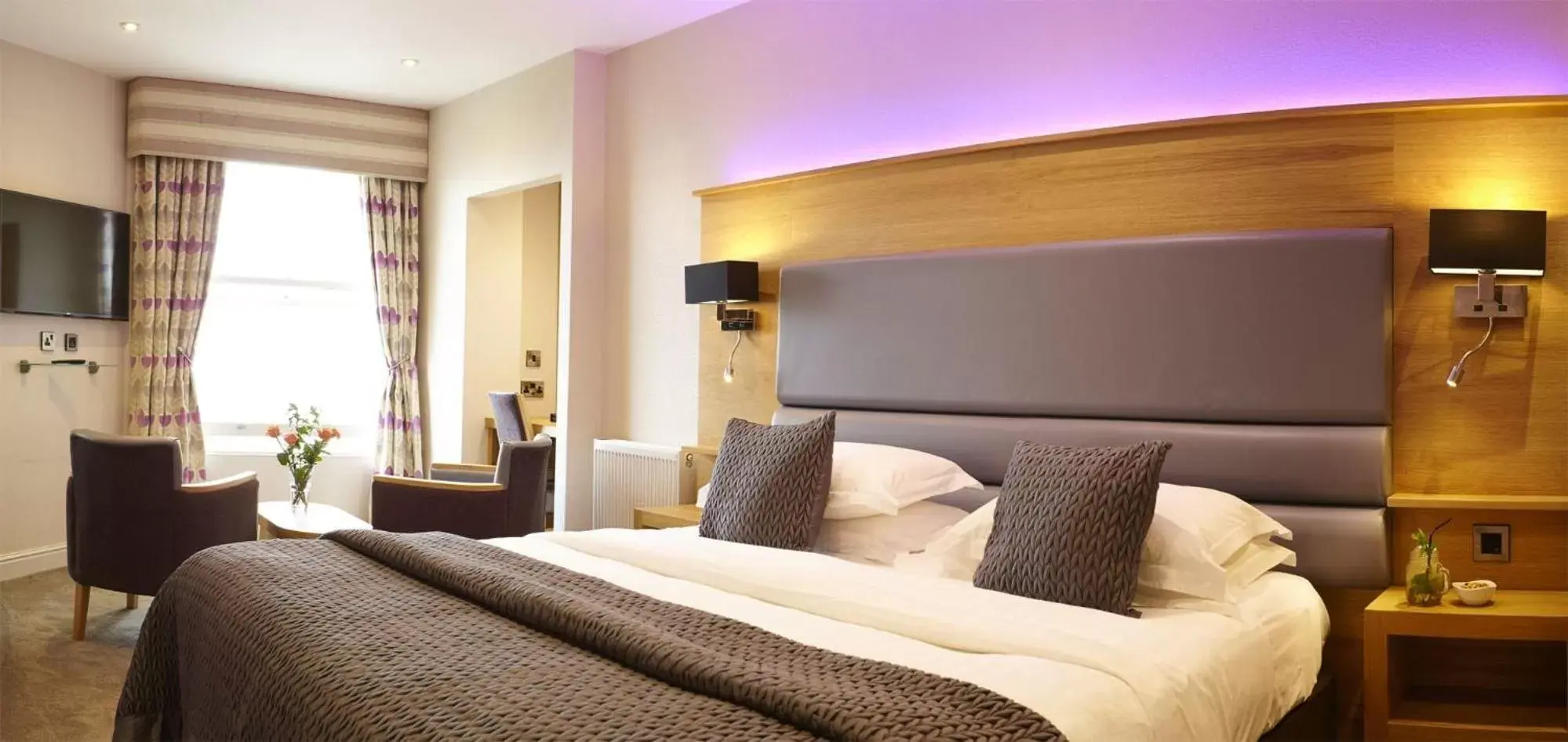 Bed in Crown Spa Hotel Scarborough by Compass Hospitality