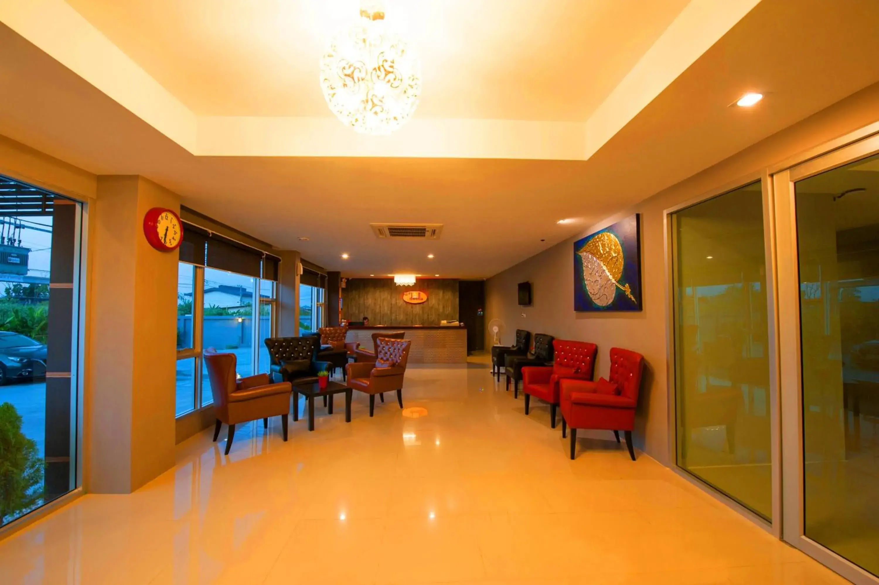 Lobby or reception, Restaurant/Places to Eat in Dwella Suvarnabhumi