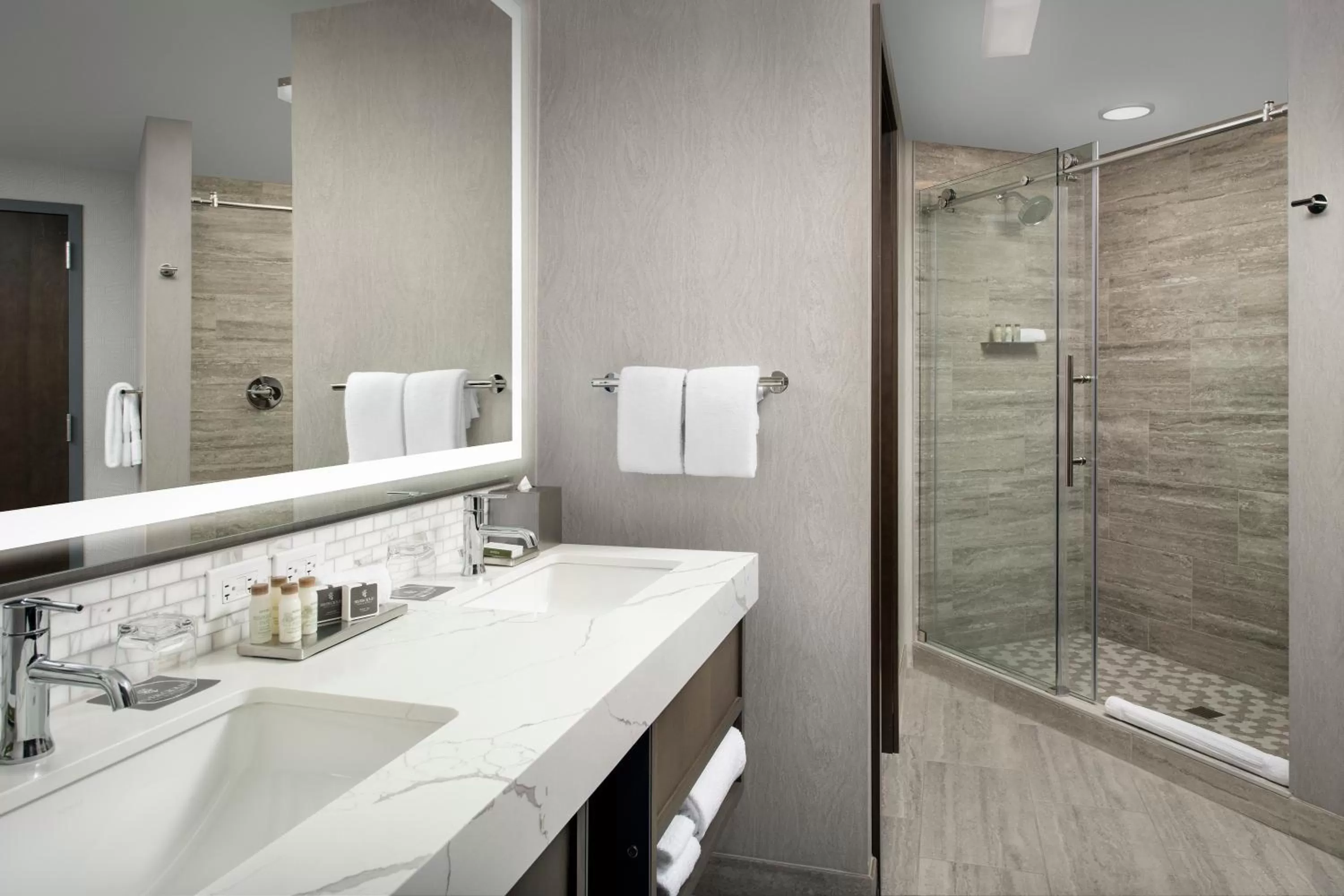 Shower, Bathroom in Silver Cloud Hotel Tacoma at Point Ruston Waterfront