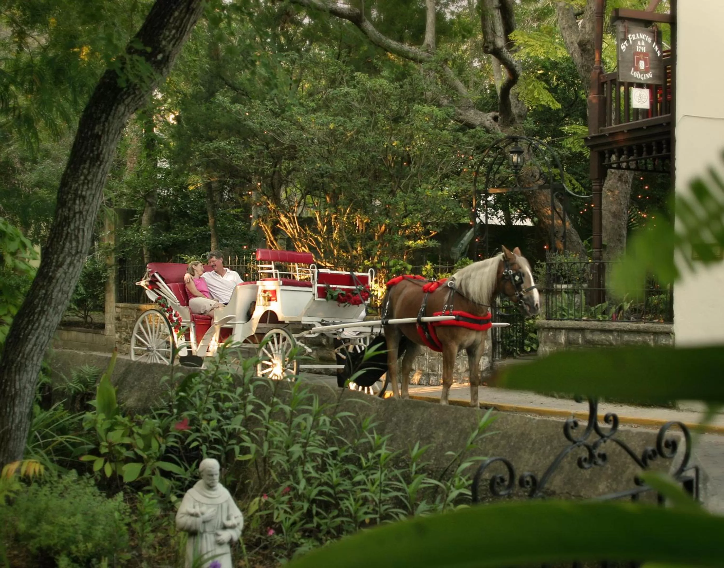 Facade/entrance in St. Francis Inn - Saint Augustine