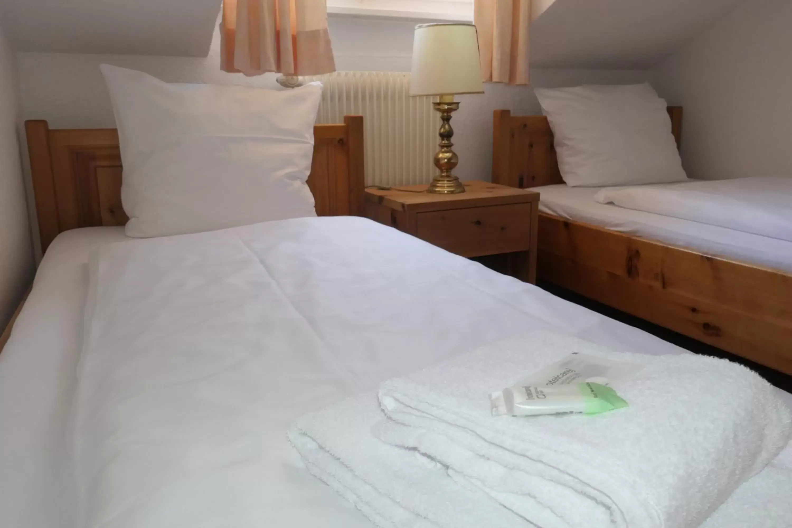 Bedroom, Bed in Hotel Franziskaner