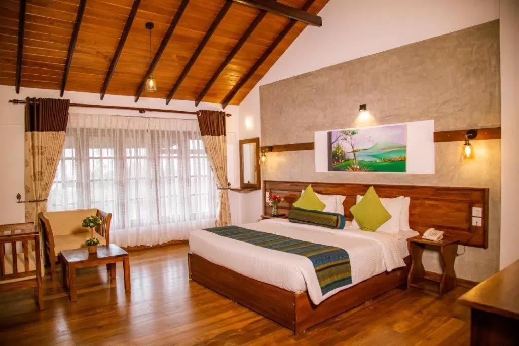Bed in Seasons Villa - Nuwara Eliya