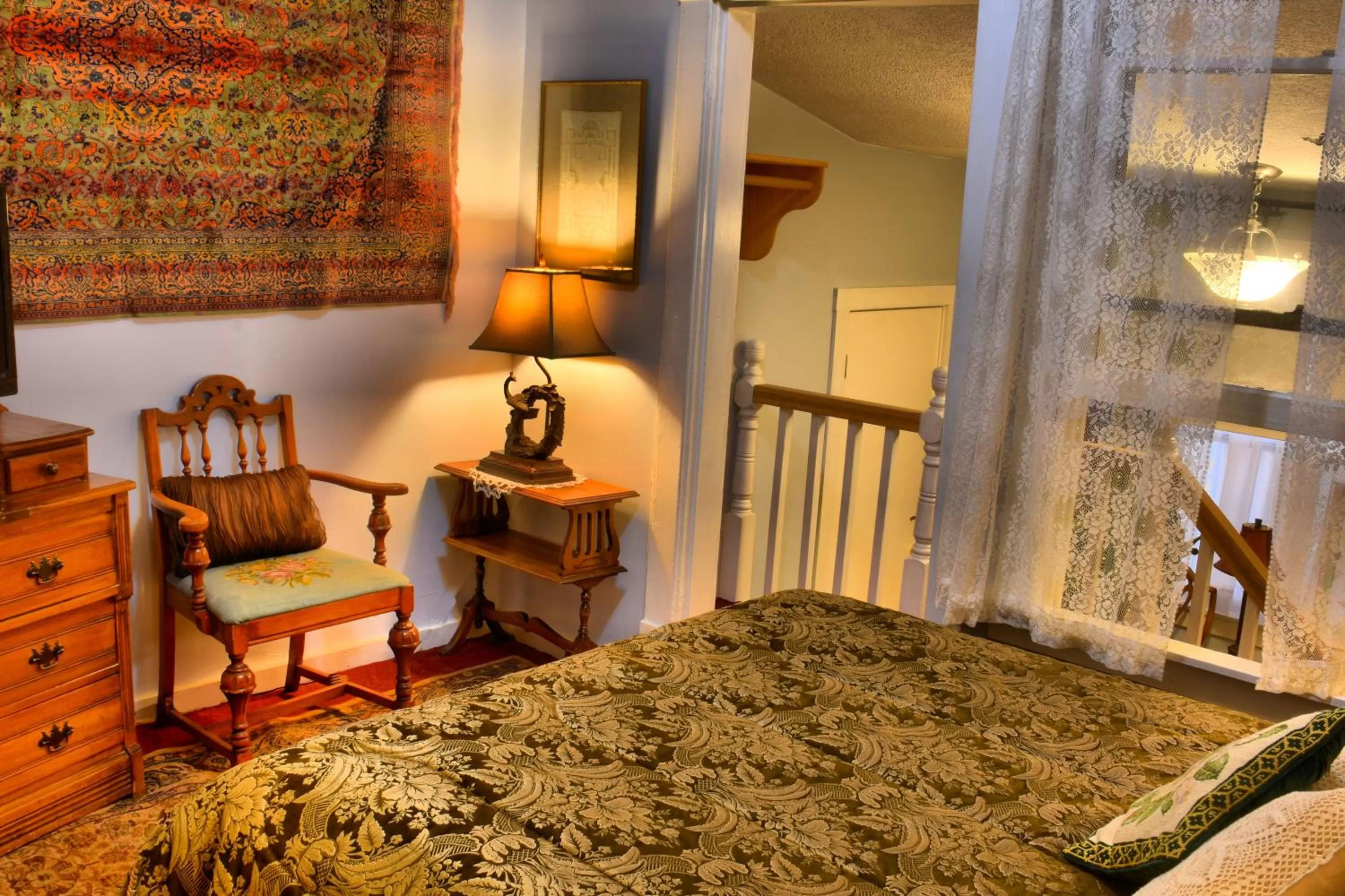 Decorative detail, Seating Area in Bard's Inn