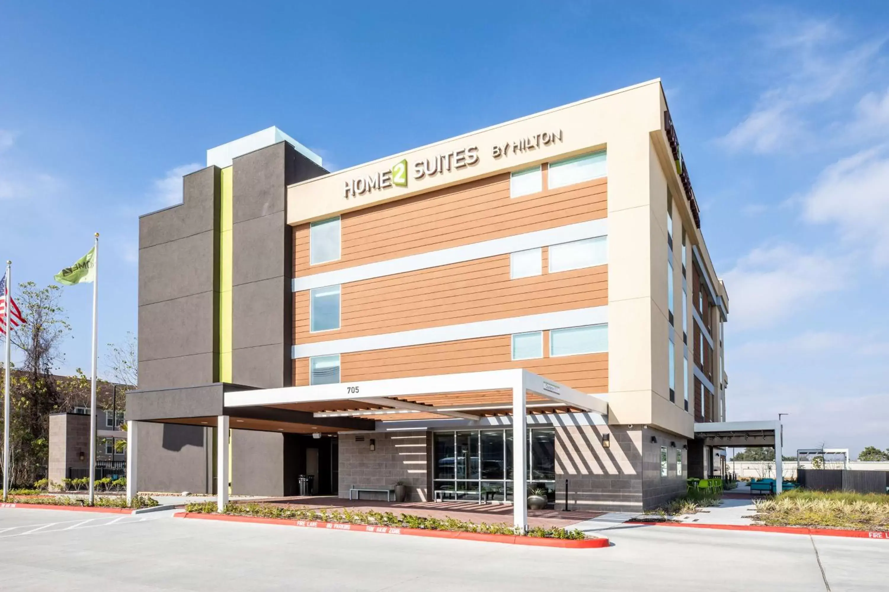 Property Building in Home2 Suites by Hilton Houston Bush Intercontinental Airport Iah Beltway 8