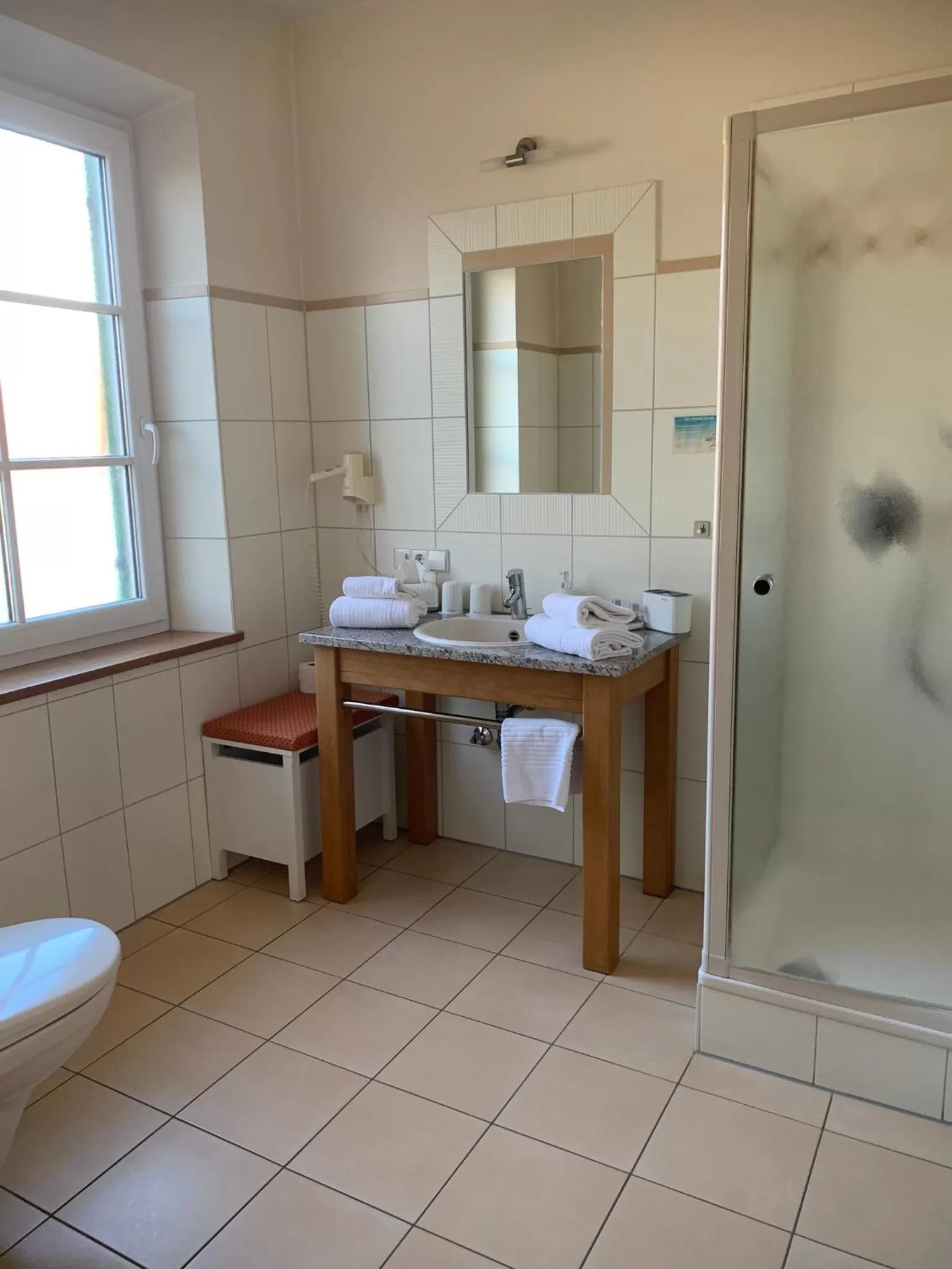 Bathroom in Landgasthof Krone