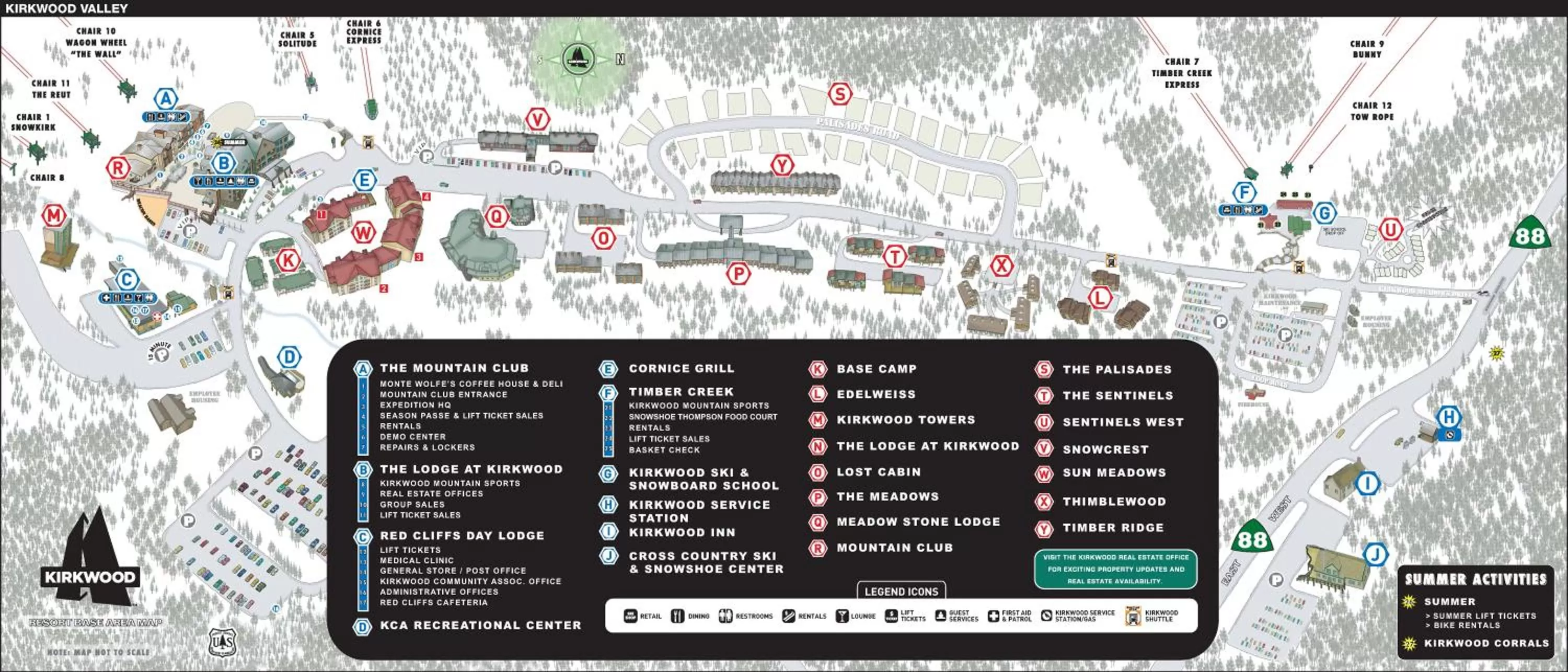 Restaurant/places to eat in Kirkwood Mountain Resort Properties