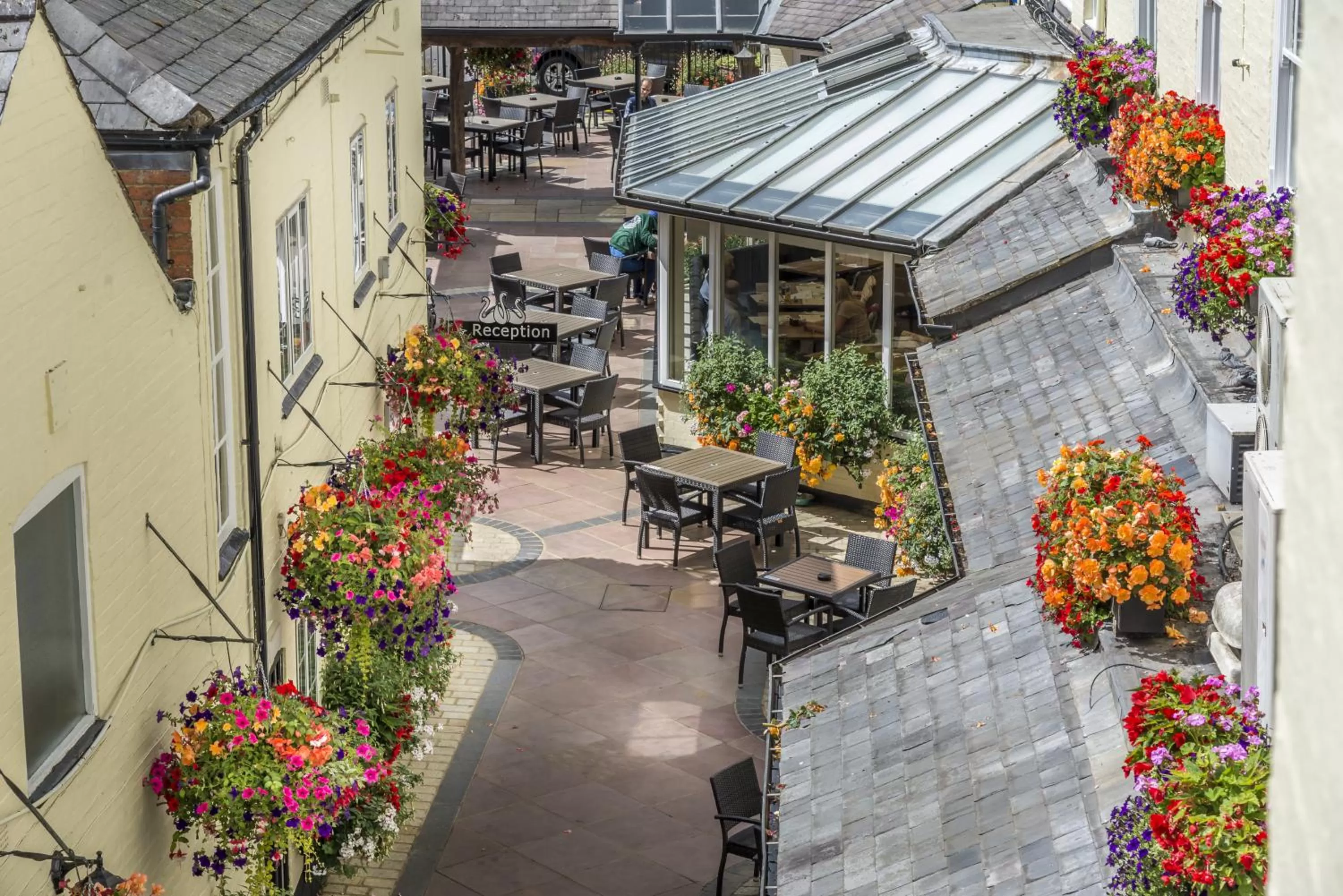 Bird's eye view in The Three Swans Hotel, Market Harborough, Leicestershire - The Coaching Inn Group