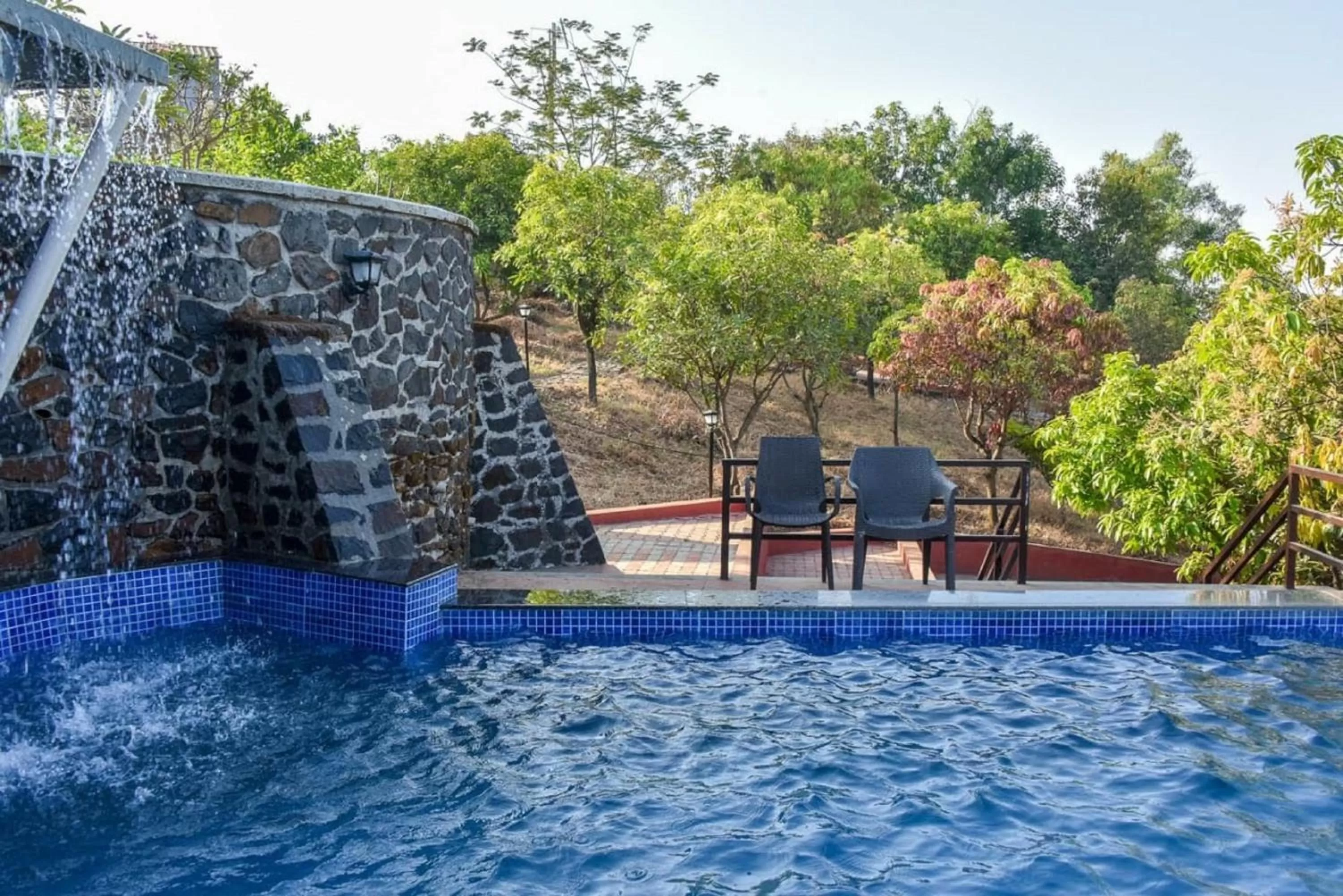 Swimming pool in Jayshin Lake Vaitarna Resort - Igatpuri