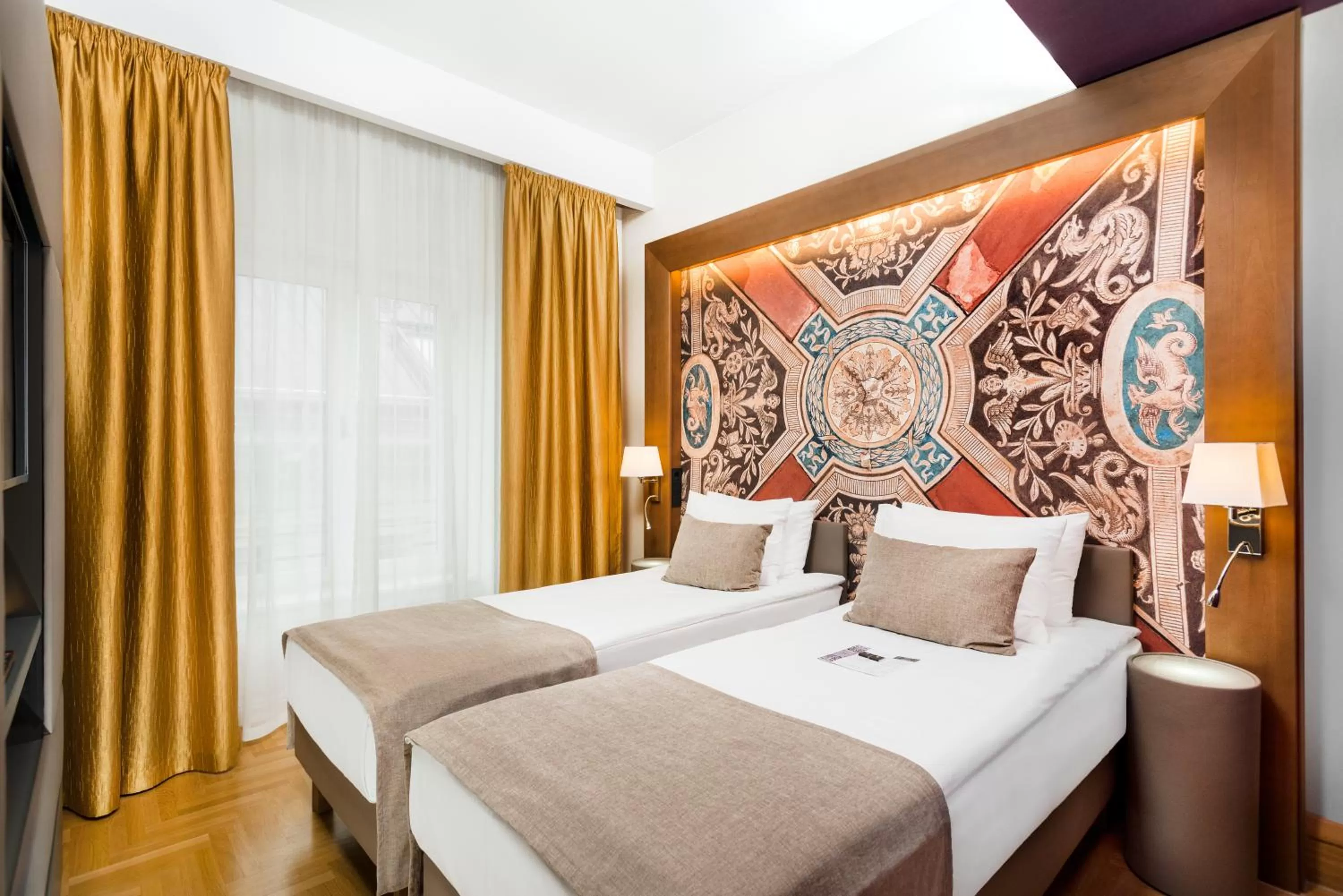 Bedroom, Bed in Hotel Moments Budapest by Continental Group
