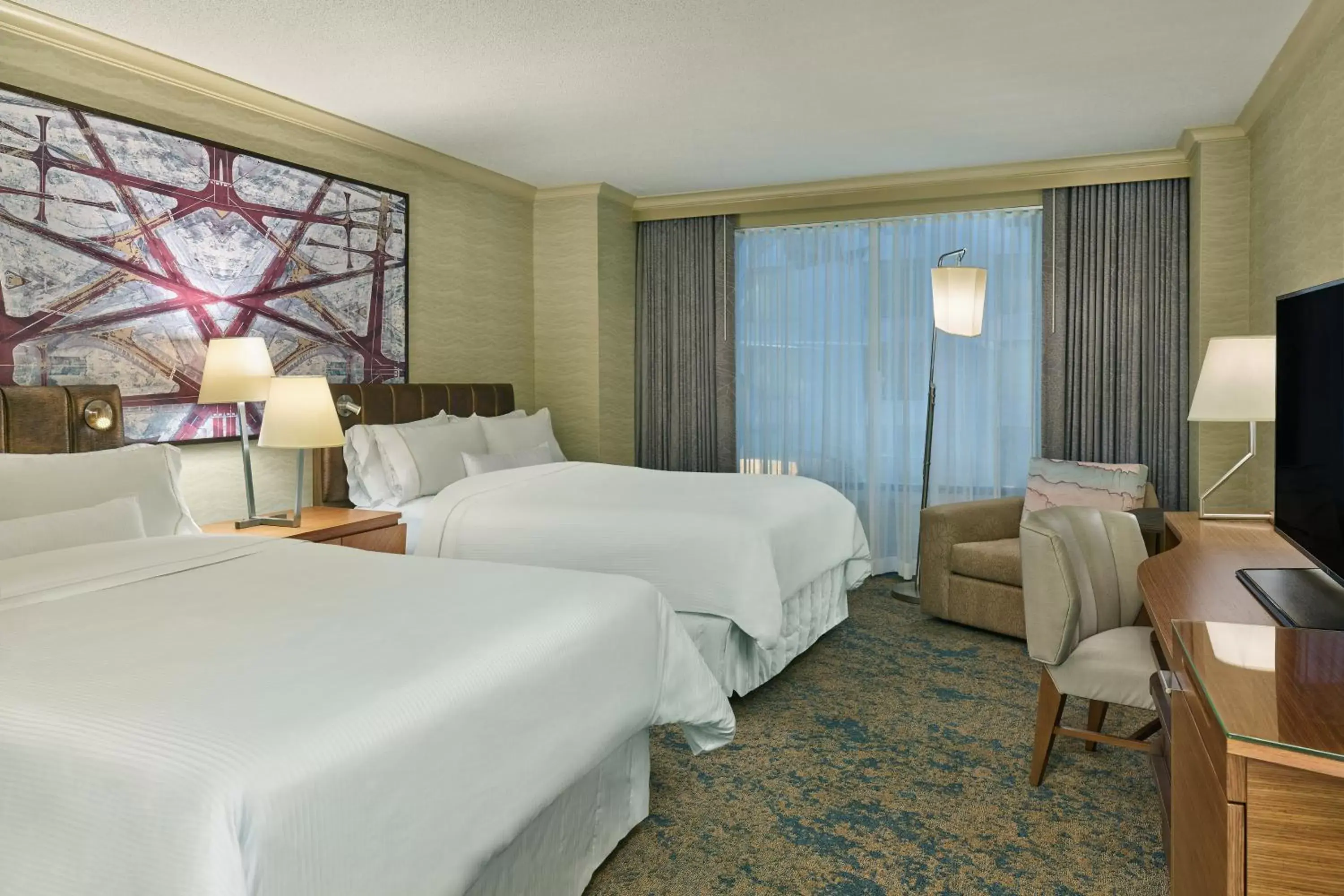 Photo of the whole room, Bed in The Westin Detroit Metropolitan Airport