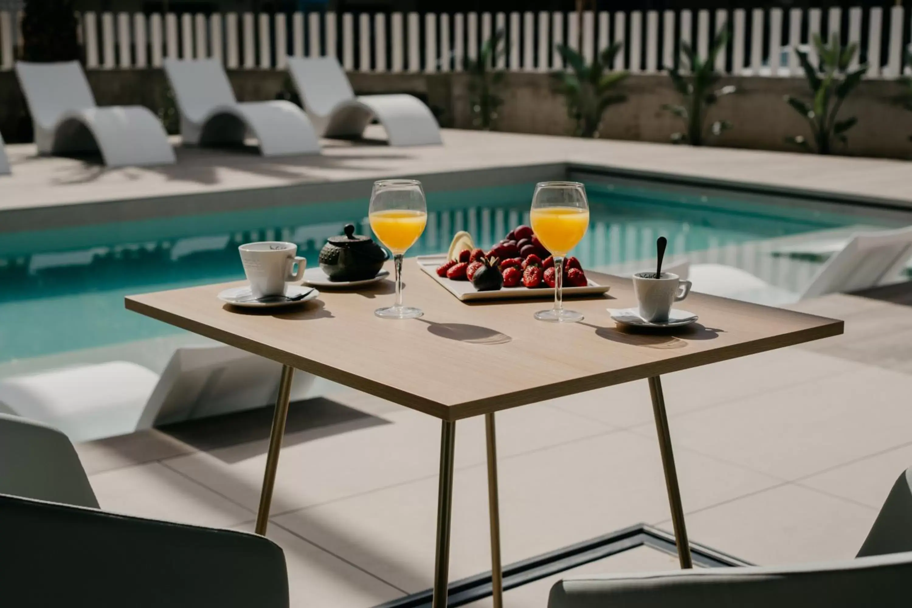 Food and drinks, Swimming Pool in Instants Boutique Hotel - Adults Only