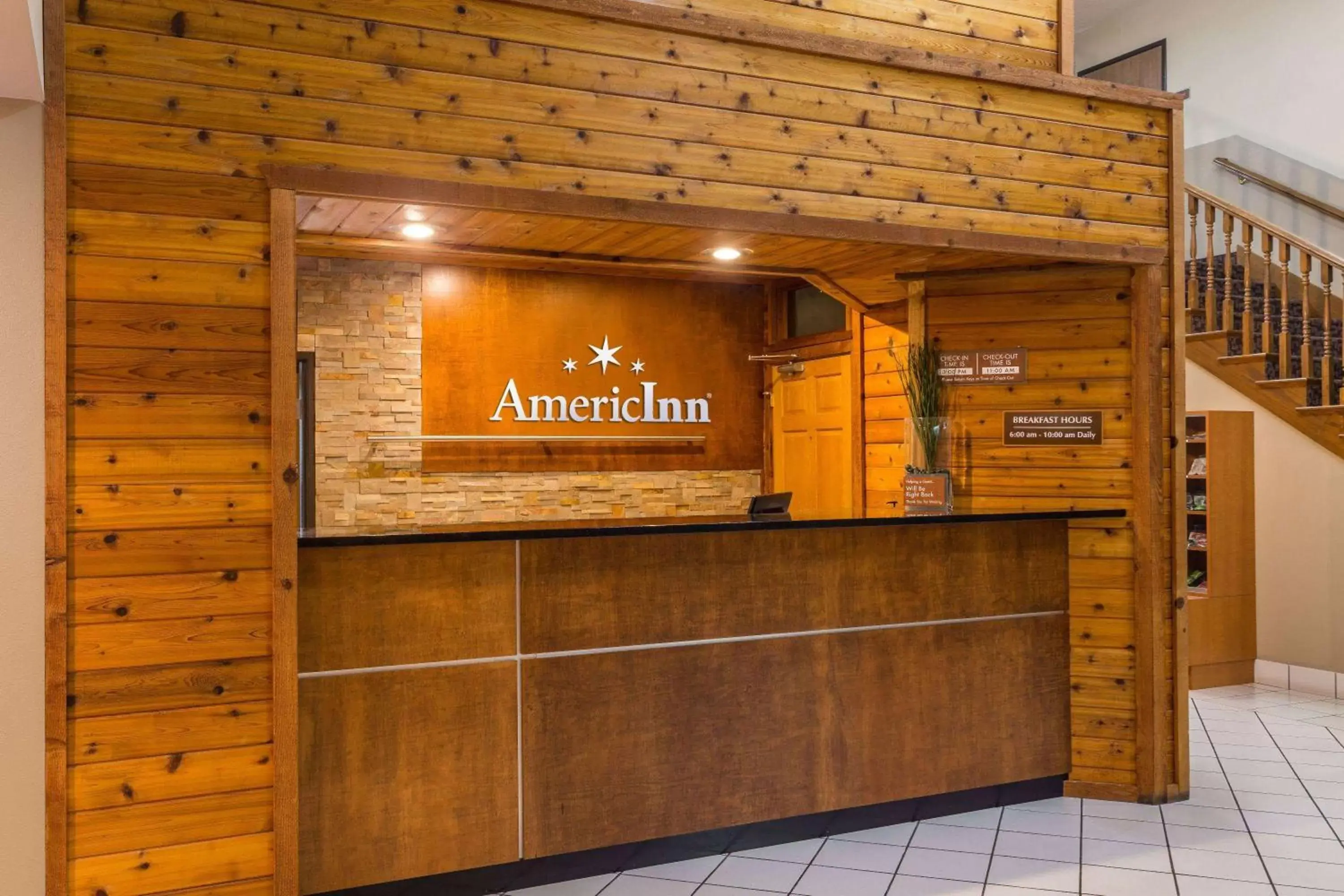 Lobby or reception in AmericInn by Wyndham Boscobel