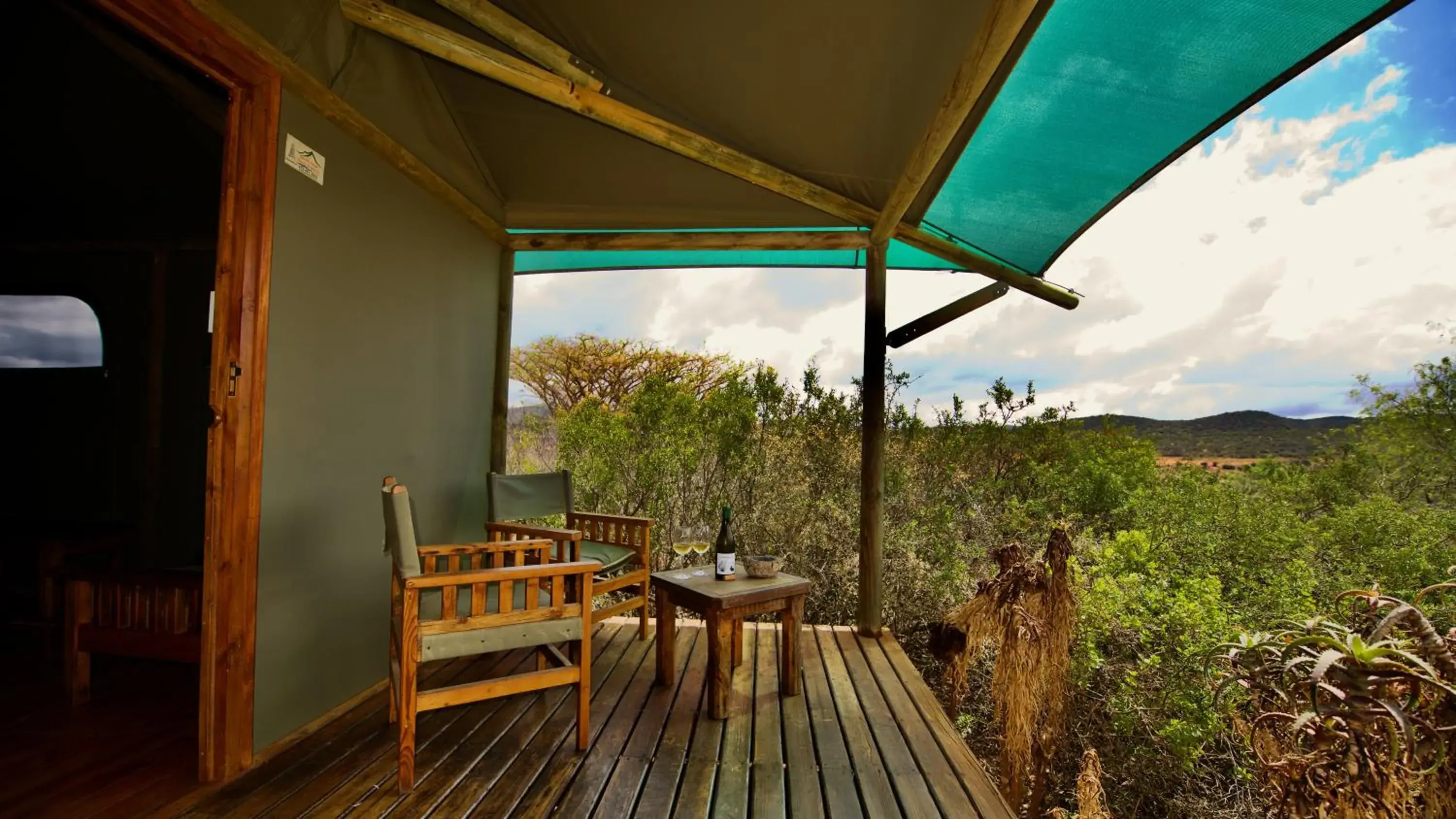 Balcony/Terrace in Buffelsdrift Game Lodge