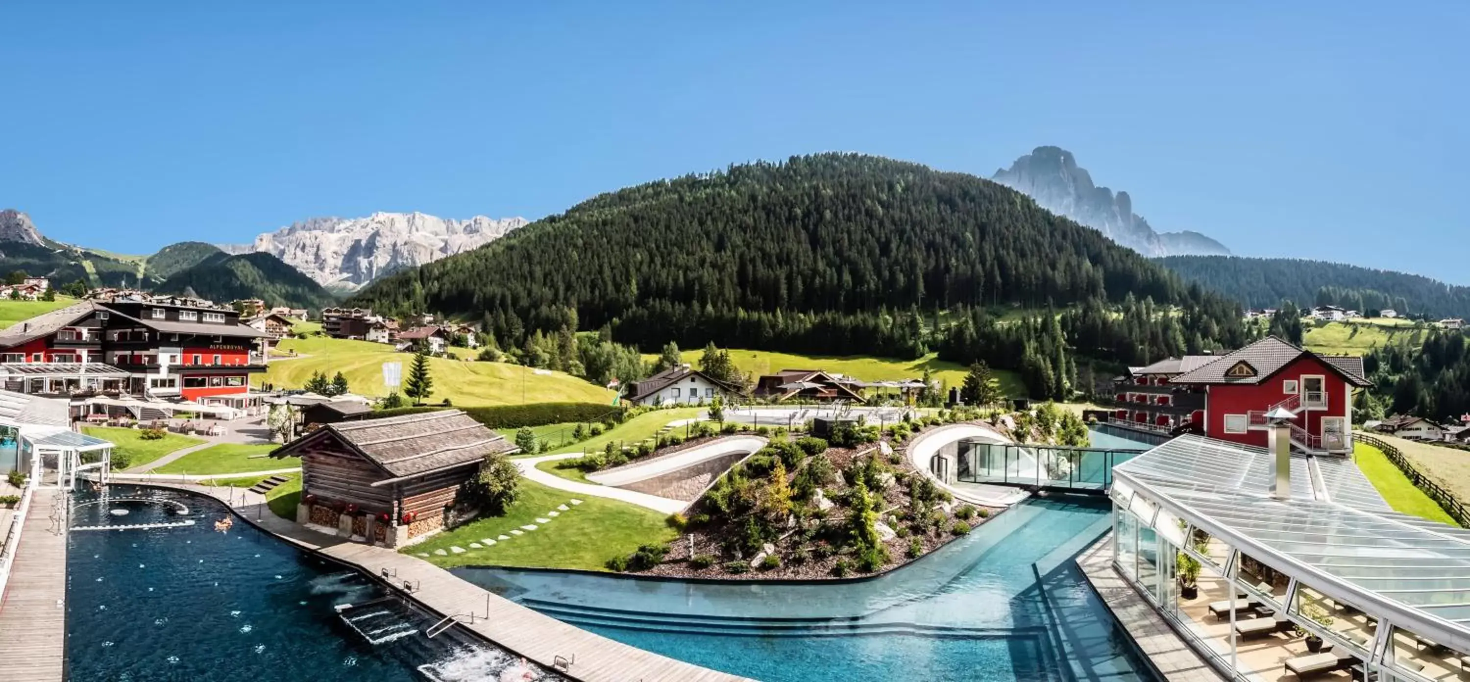 Patio in Hotel Alpenroyal - The Leading Hotels of the World