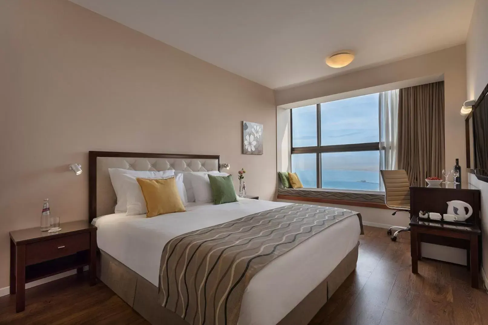 Bed in Haifa Bay View Hotel By AFI Hotels