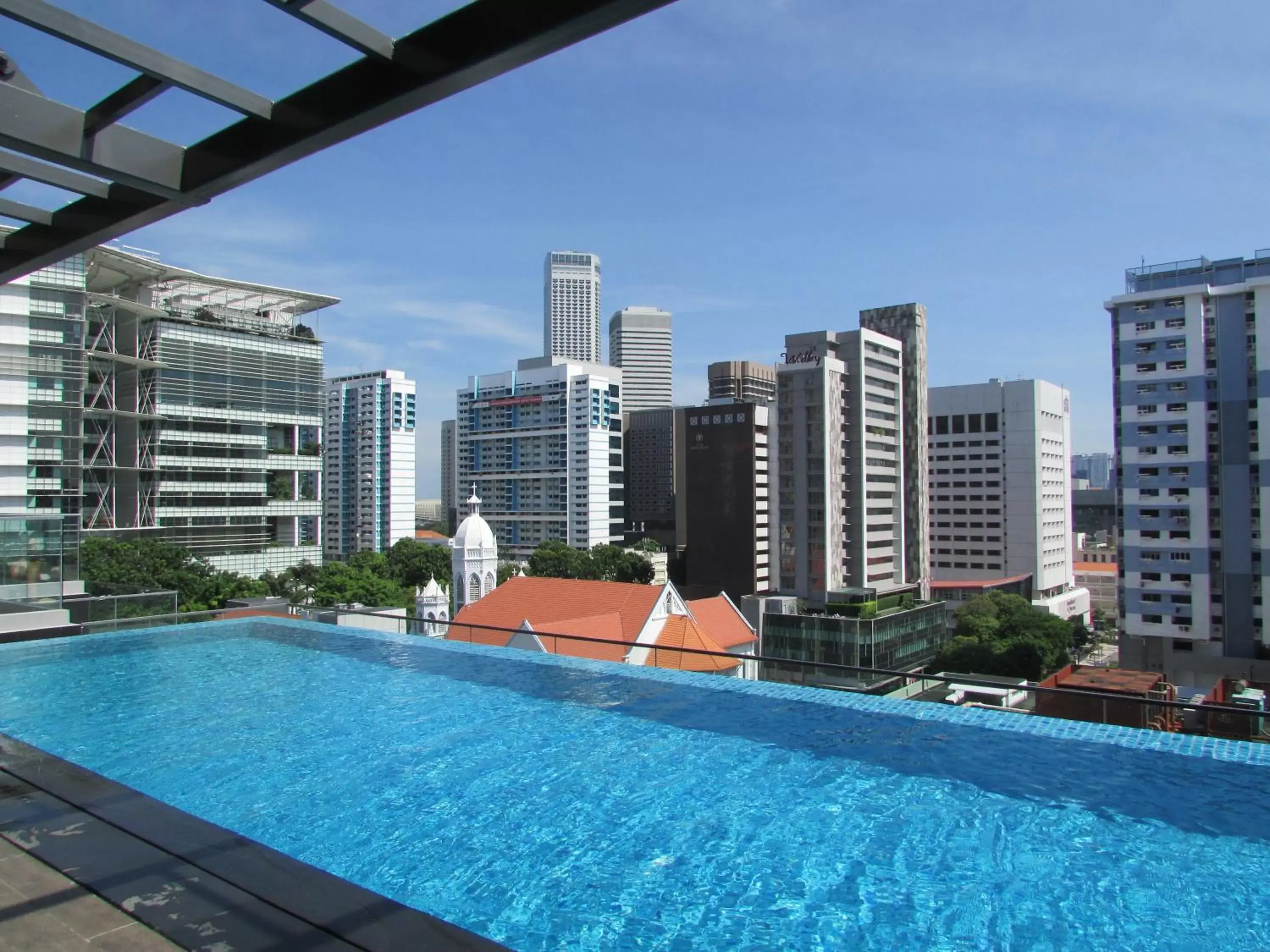 Landmark view, Swimming Pool in Mercure Singapore Bugis