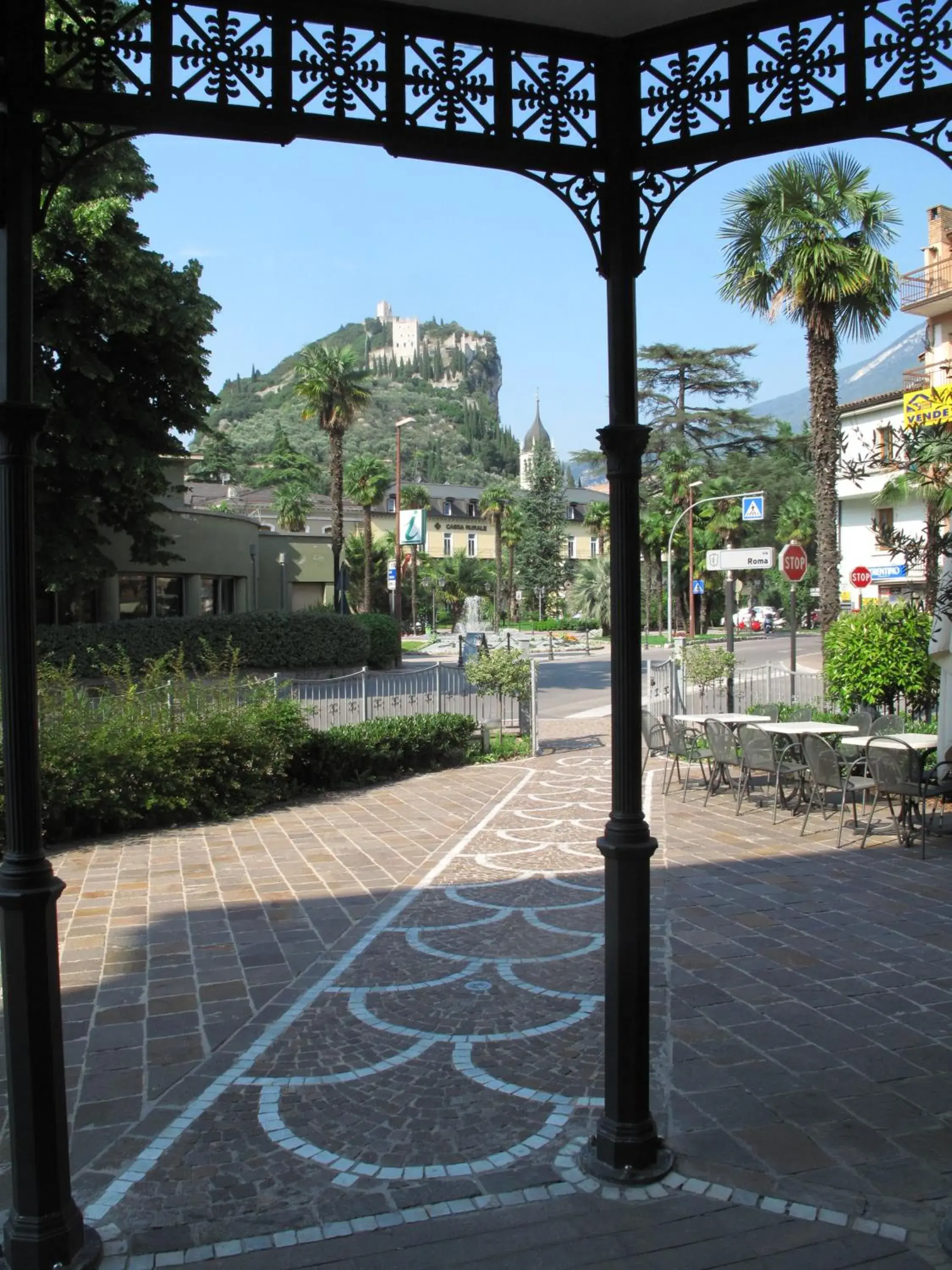 Patio in Hotel Olivo