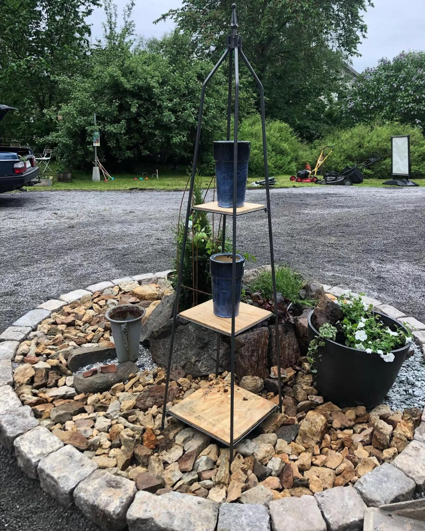 Inner courtyard view in Villa Lyckan
