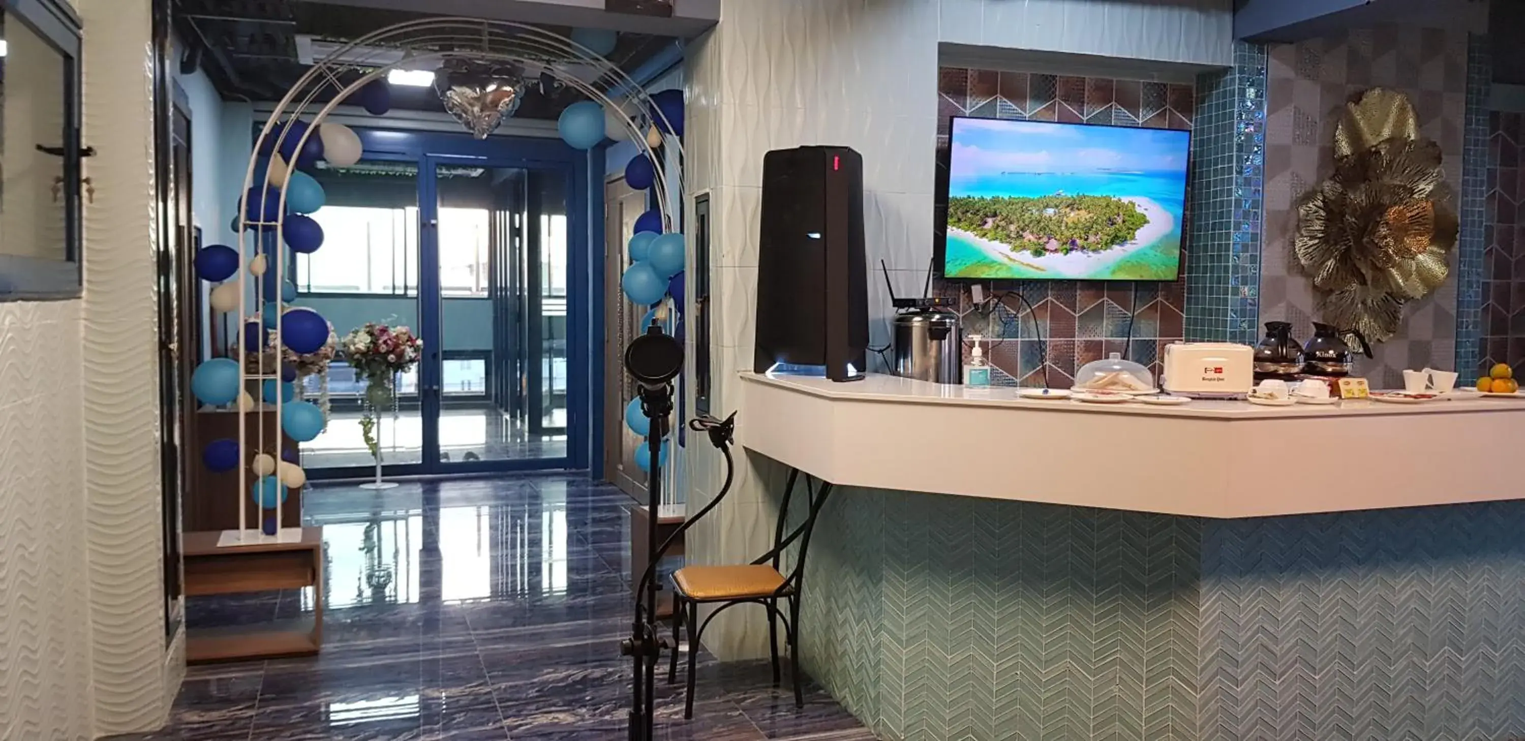 Lobby/Reception in BlueTel Re'sidencE Bangkok IMPACT- 1 Time Drop-Off Service to IMPACT
