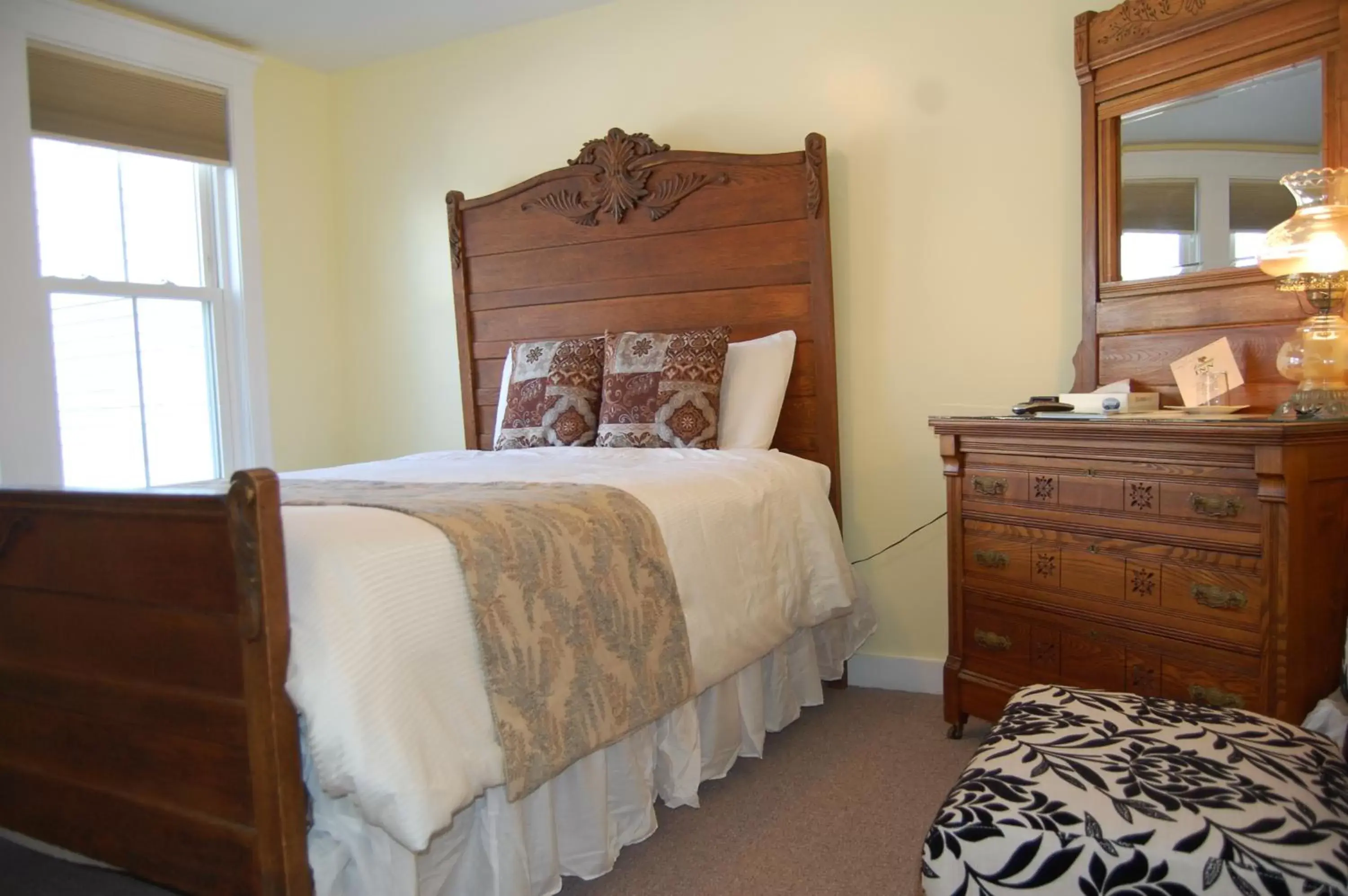 Bed in Cranmore Inn and Suites, a North Conway boutique hotel