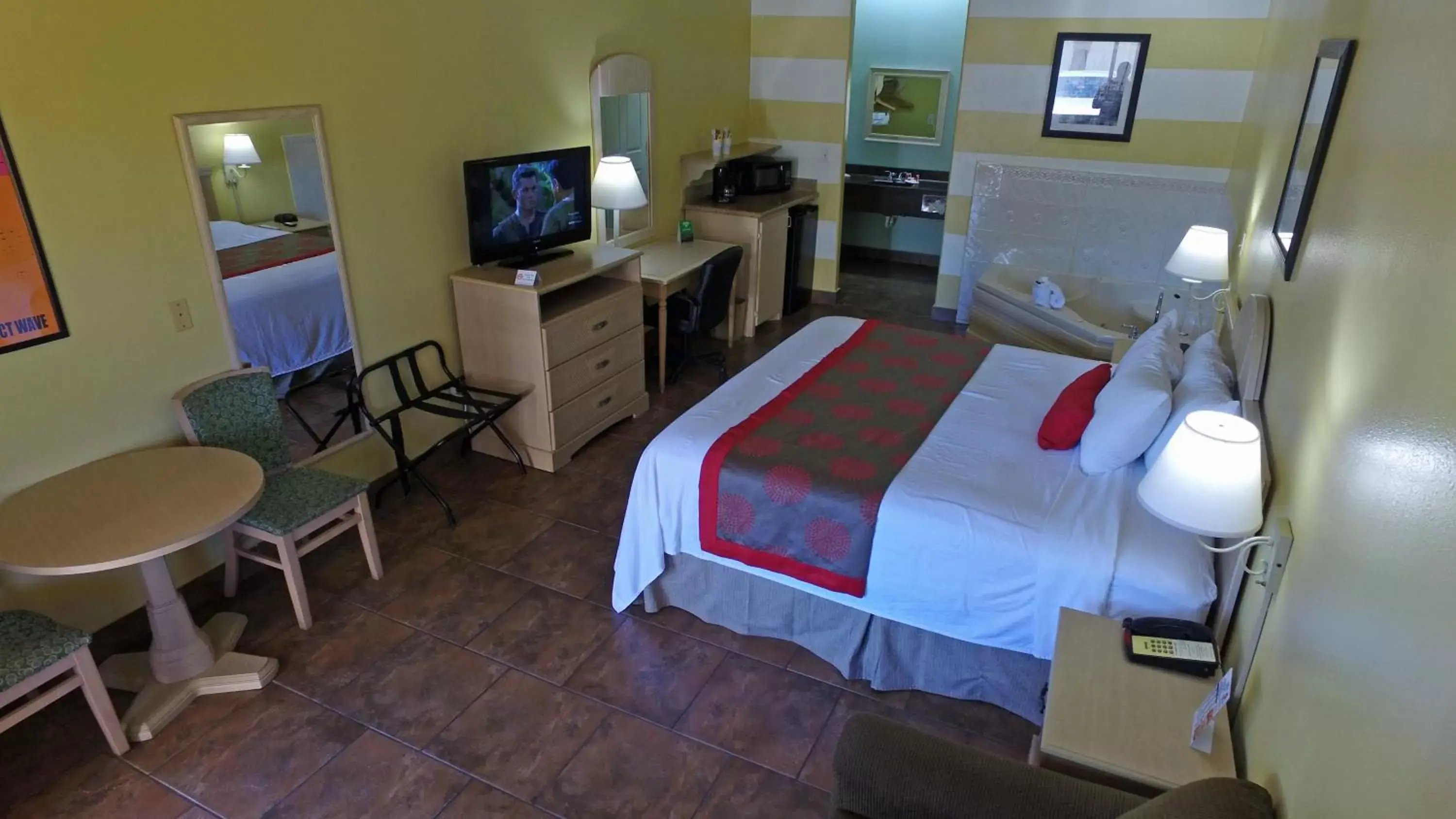 Bed in Ramada by Wyndham & Suites South Padre Island Bed in Ramada by Wyndham & Suites South Padre Island