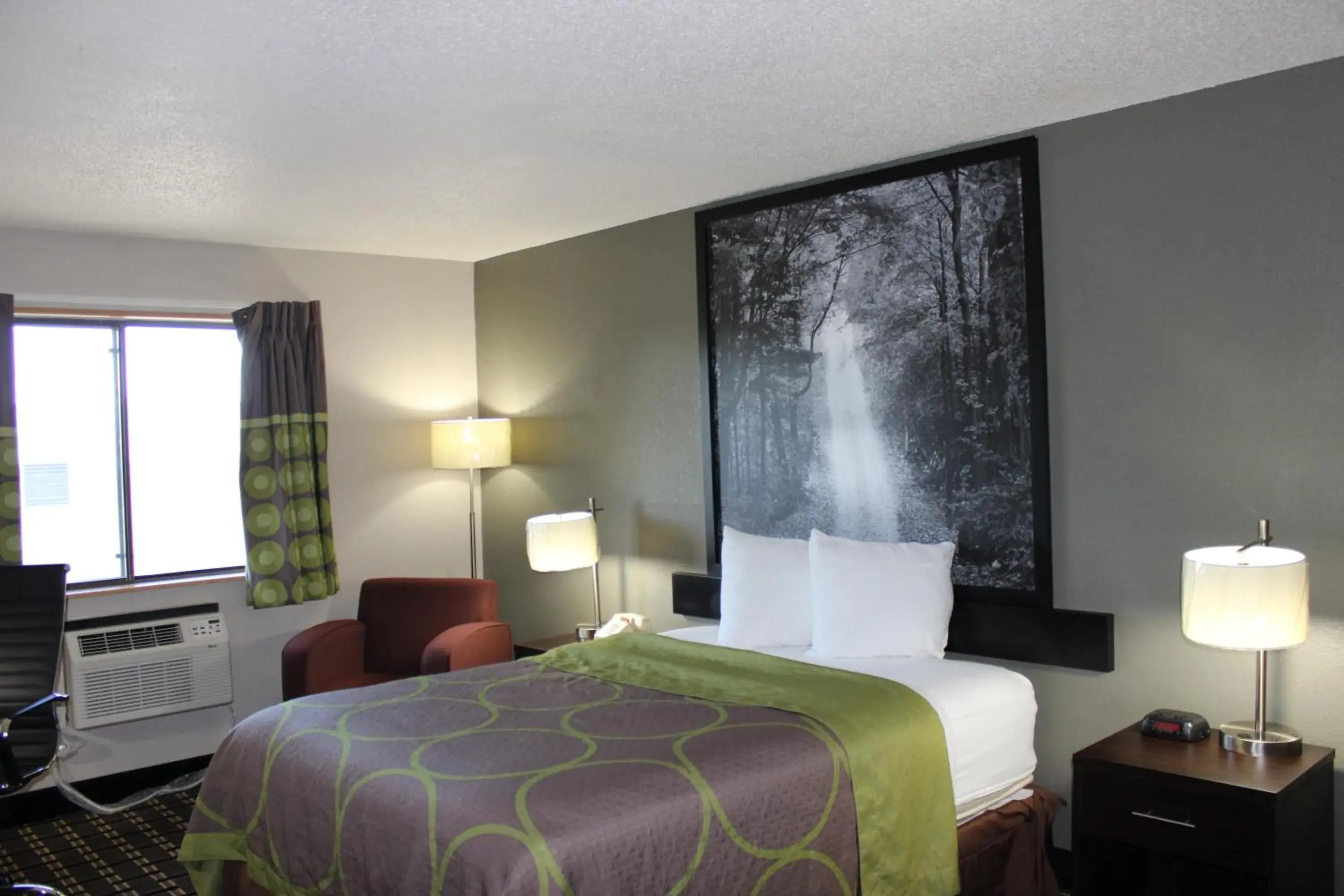 Photo of the whole room, Bed in Super 8 Grand Rapids City Center