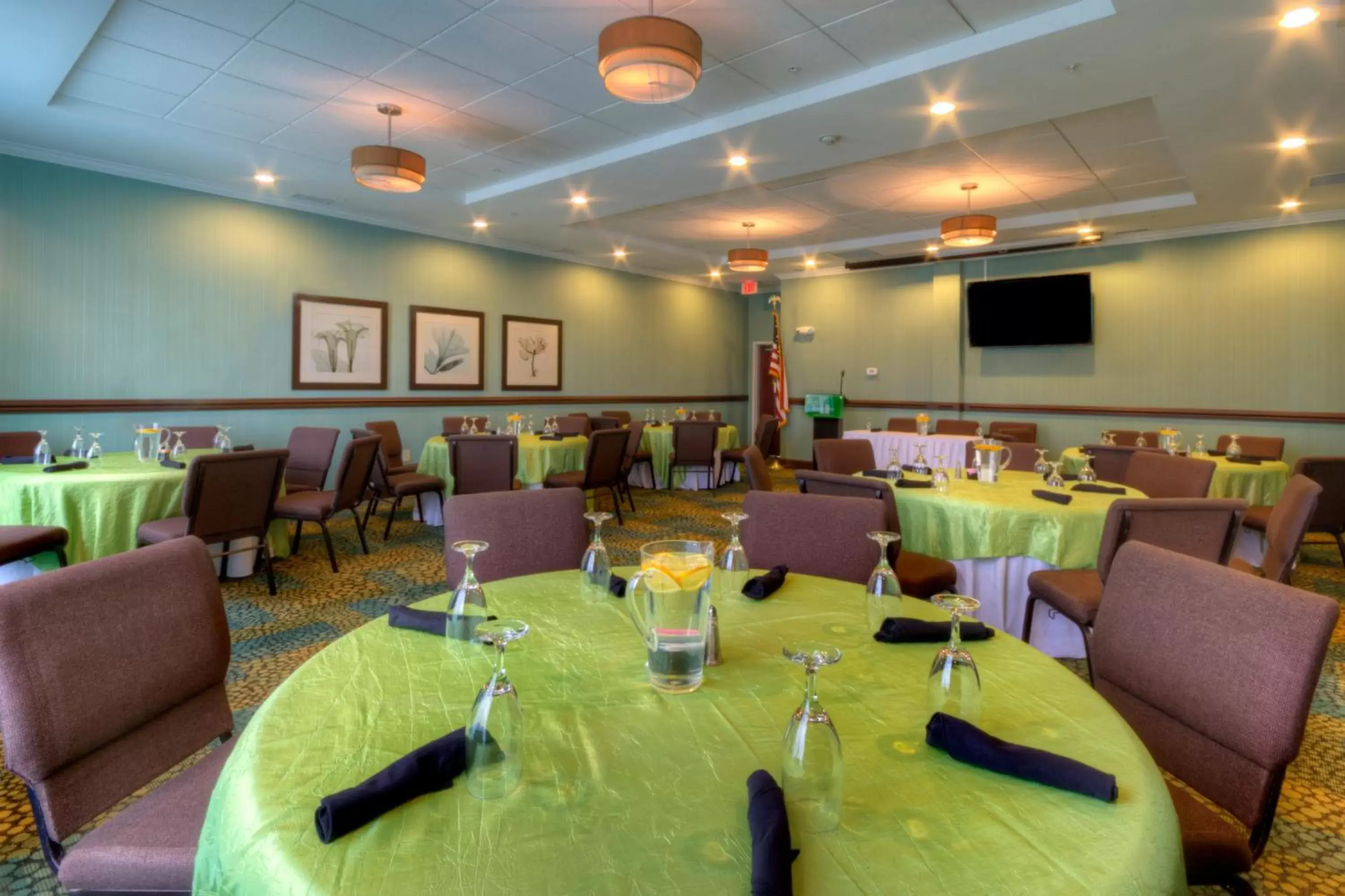 Meeting/conference room, Restaurant/Places to Eat in Holiday Inn Christiansburg Blacksburg, an IHG Hotel