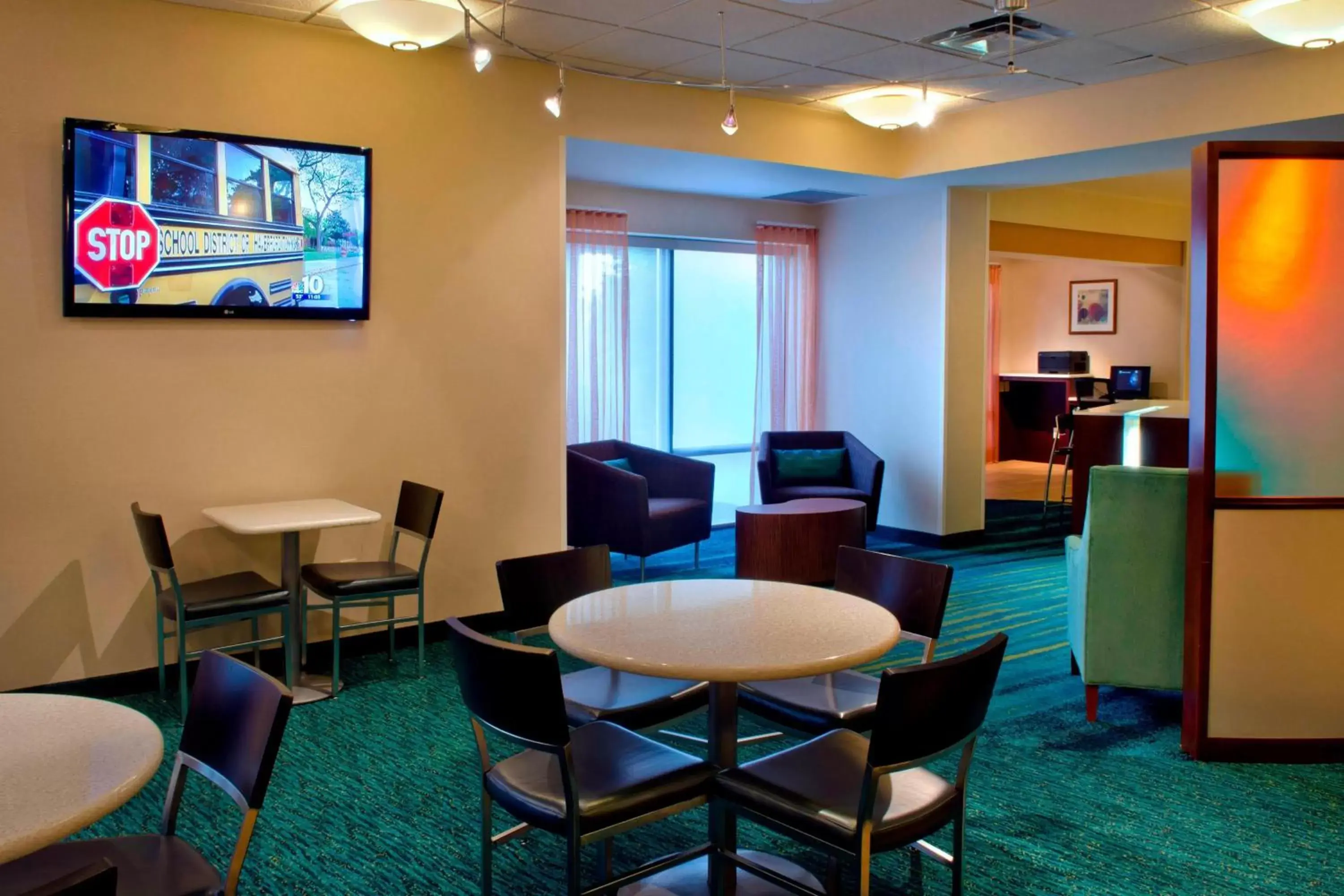 Lobby or reception, Lounge/Bar in SpringHill Suites Philadelphia Plymouth Meeting