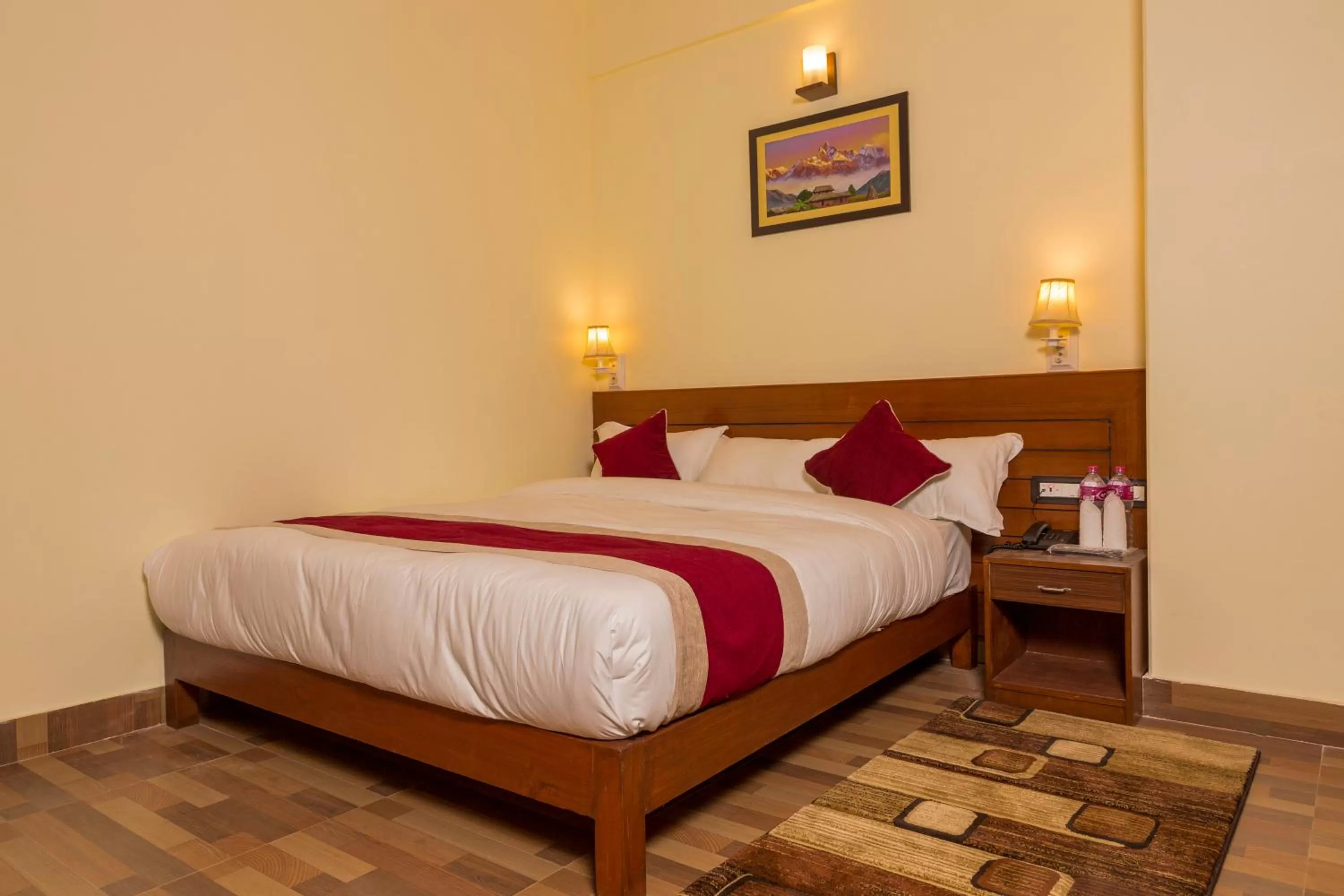 Bed in Hotel Elegant