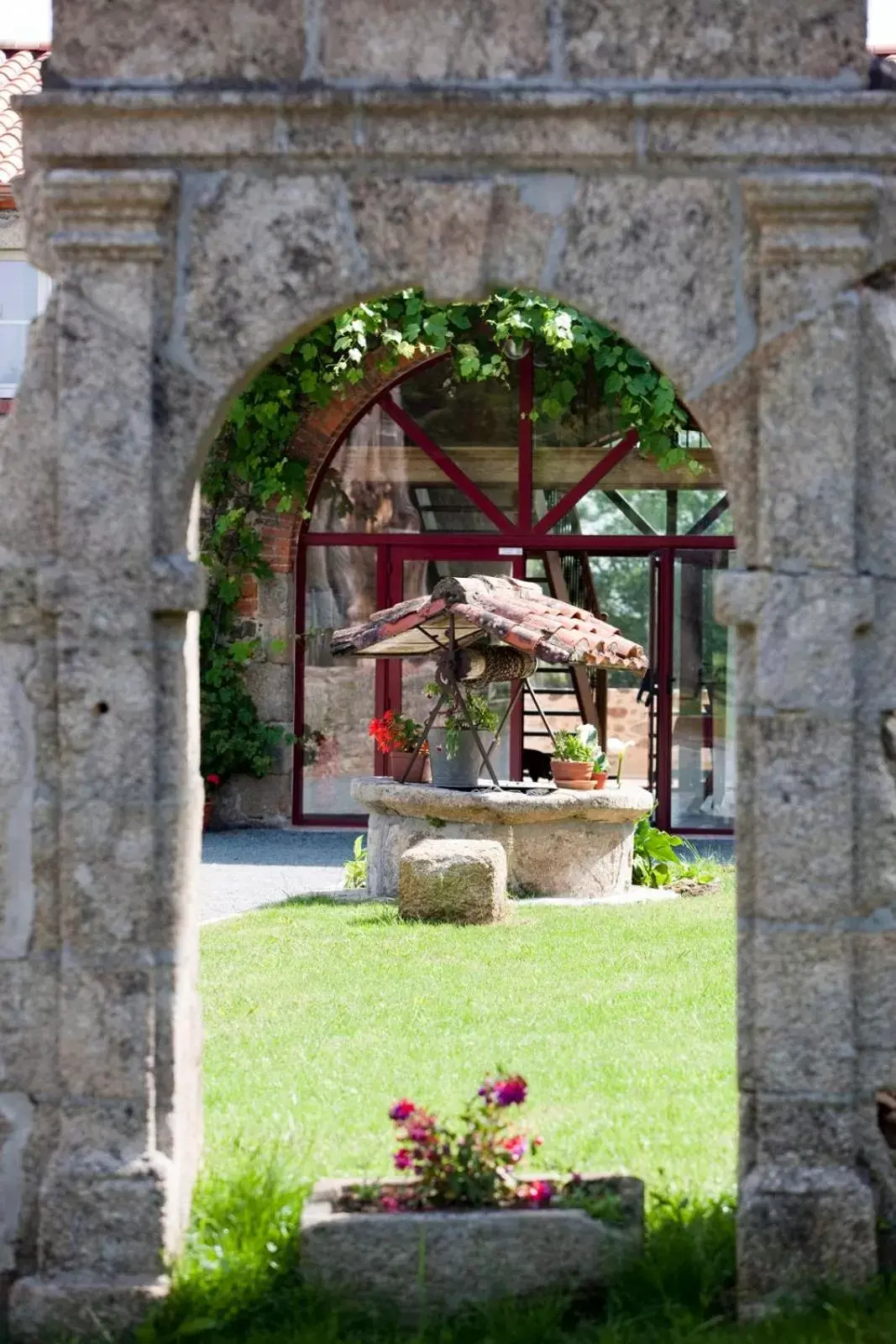 Garden view in CHATEAU DE LA RICHERIE