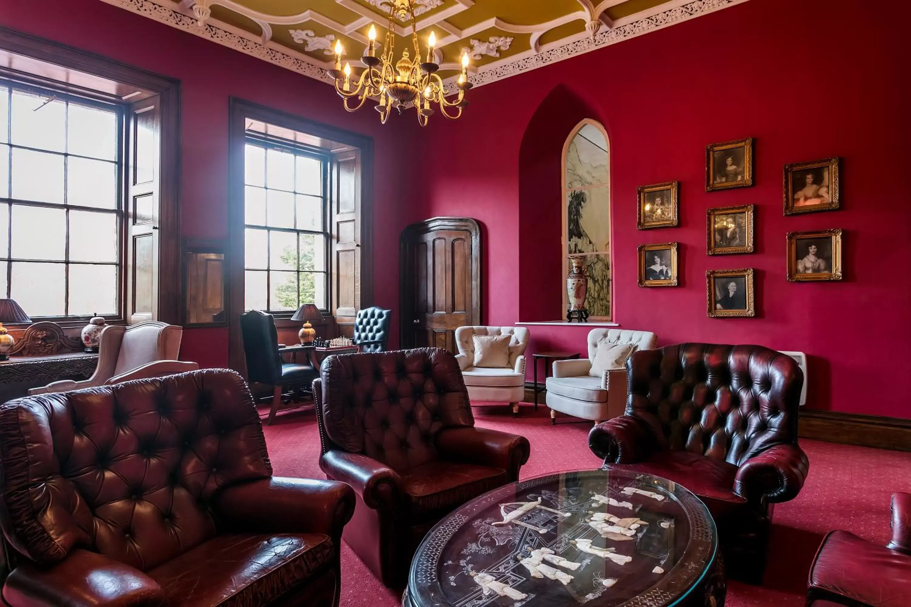 Lounge or bar, Seating Area in Dalhousie Castle Hotel