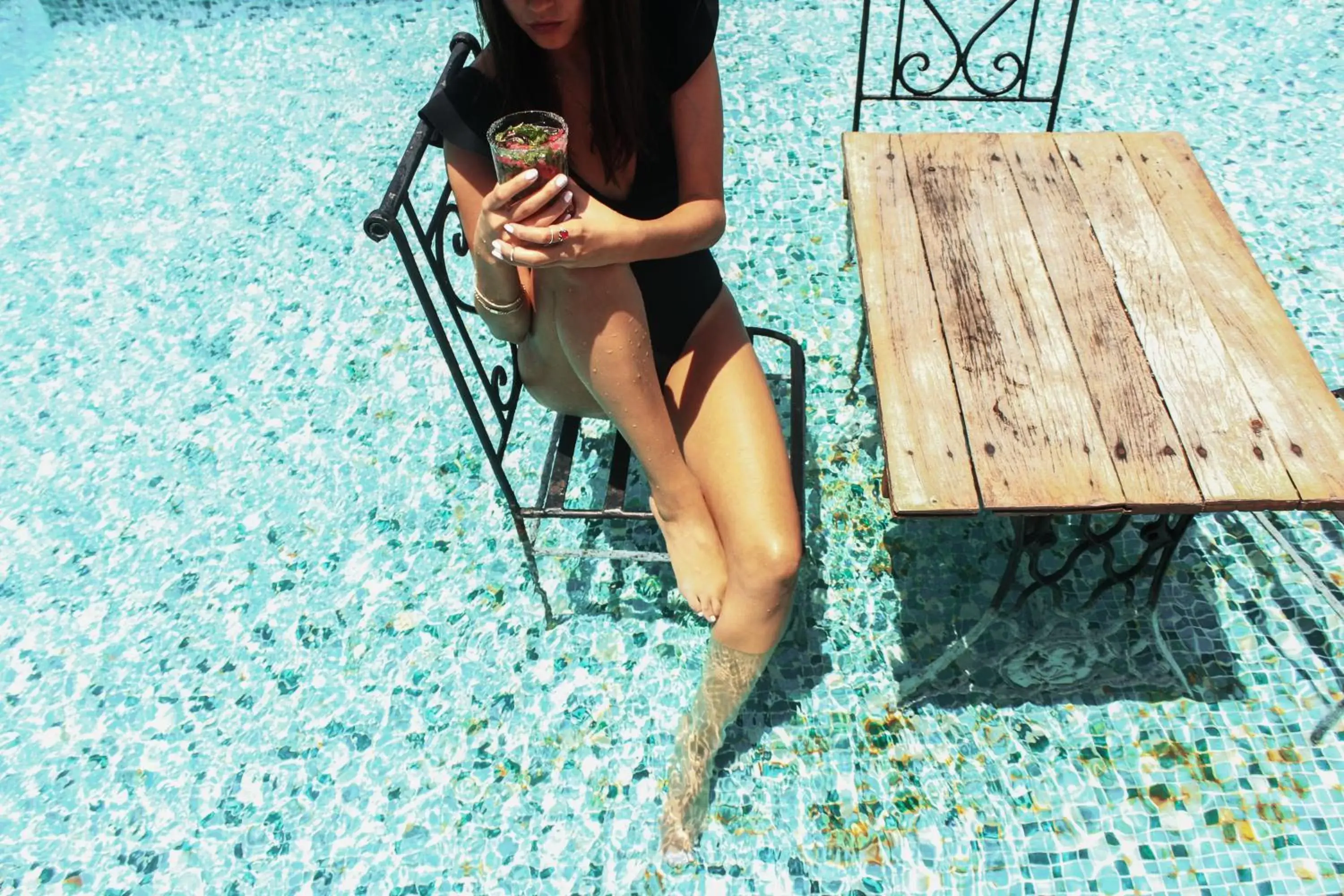 Pool view in Be Playa Hotel Boutique & Rooftop Bar - Adults Only Pool view in Be Playa Hotel Boutique & Rooftop Bar - Adults Only