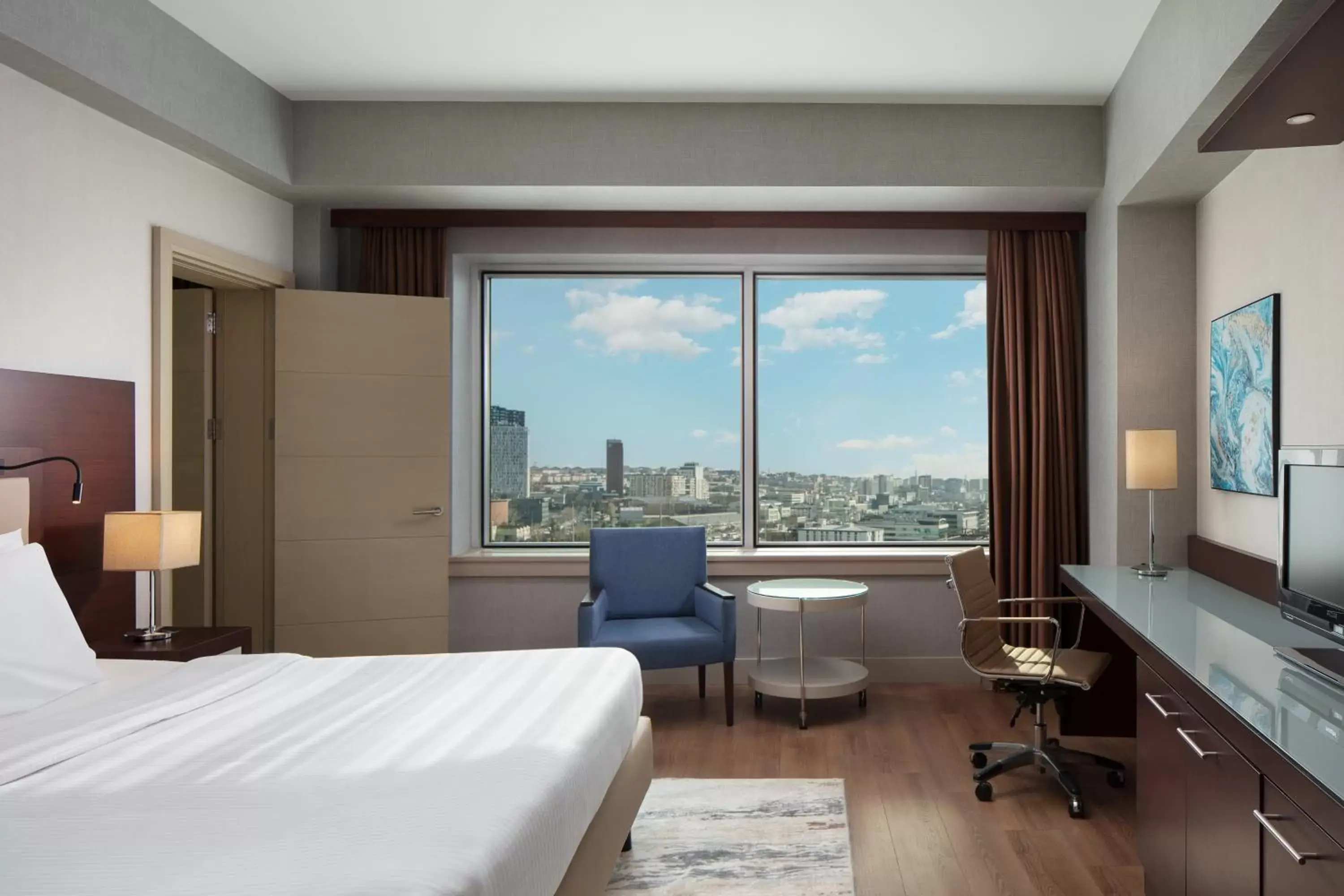Two-Bedroom King Suite with Sofa Bed and Kitchenette in Courtyard by Marriott Istanbul West