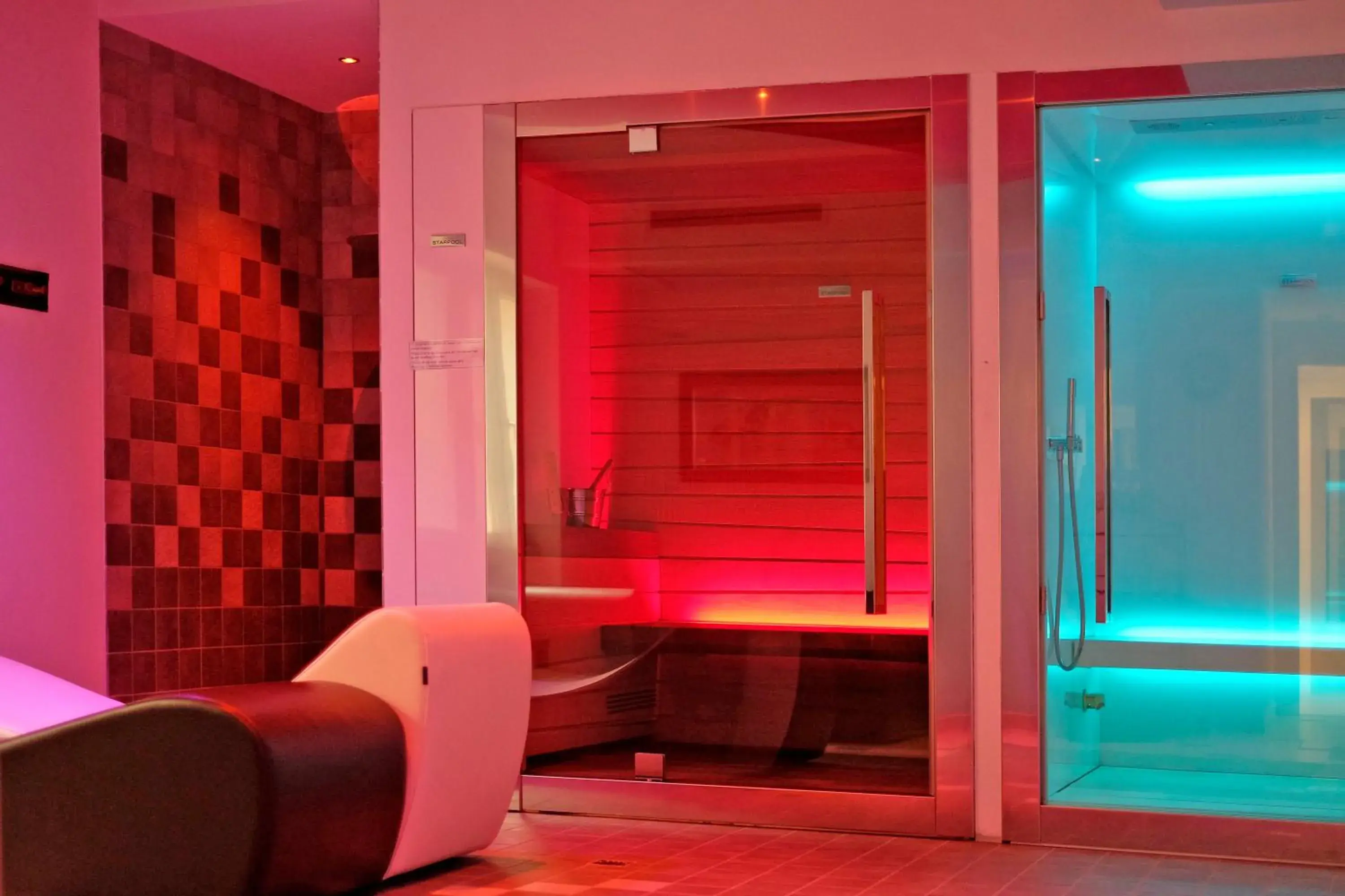 Sauna in Villa Madrina Wellness Resort Hotel