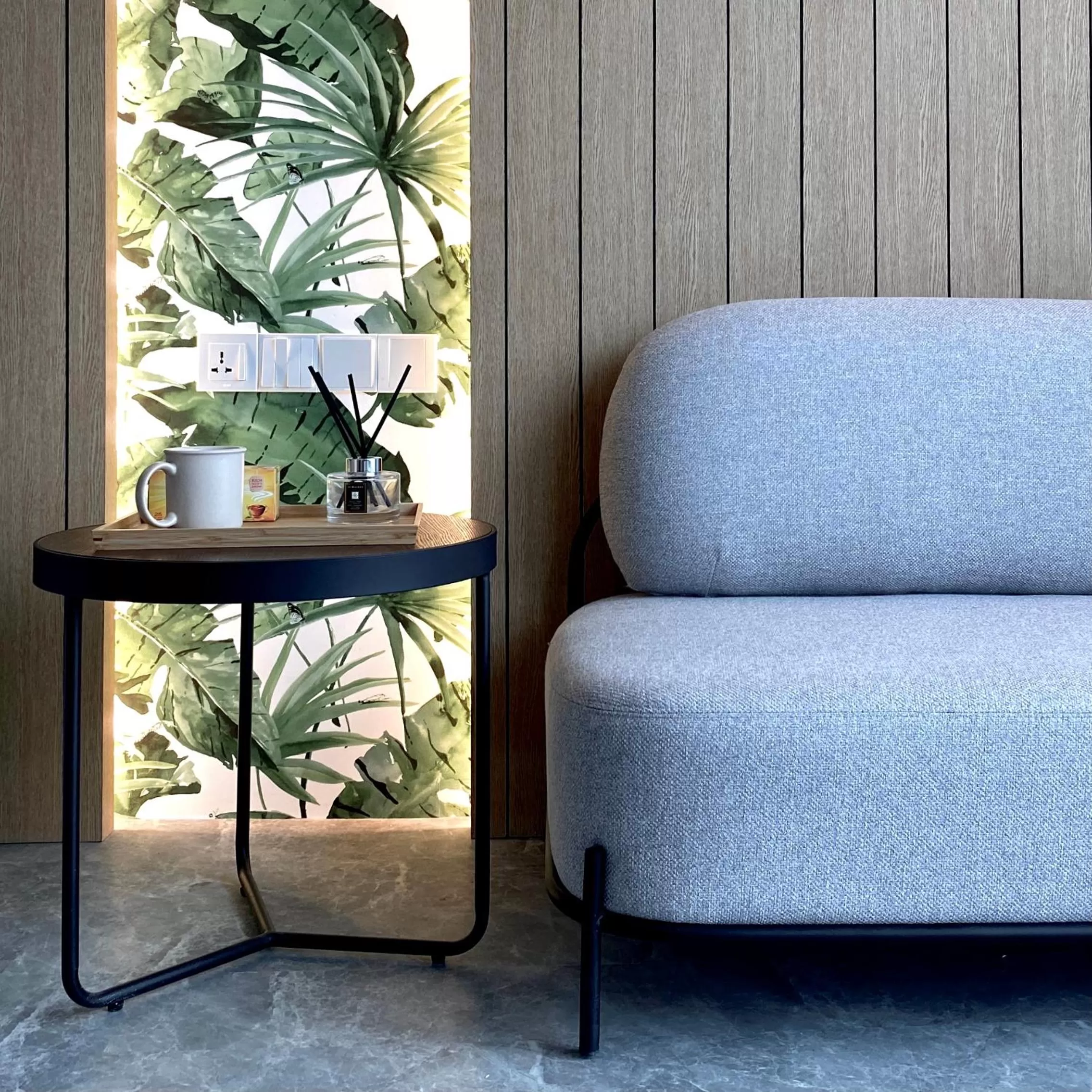 Living room in Harper Boutique Hotel at Sutera Avenue