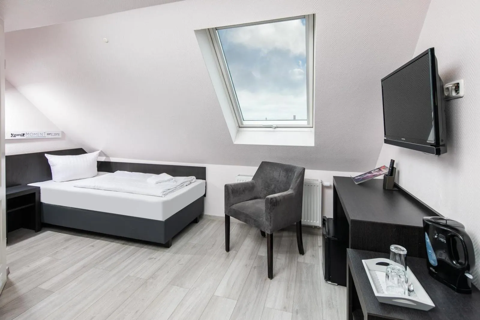 Bed in City Hotel Kaiserhof