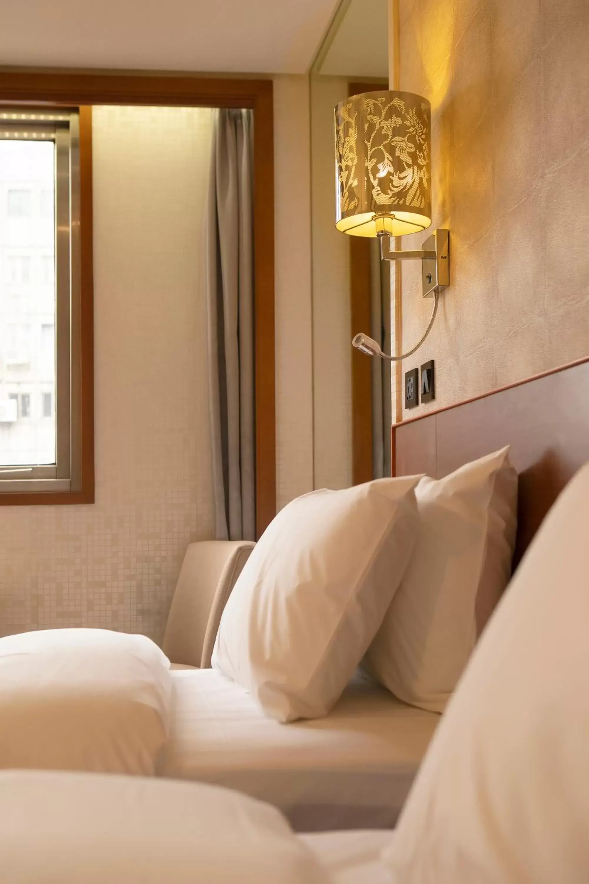 Bed in Hej Taipei Arena Hotel Bed in Hej Taipei Arena Hotel