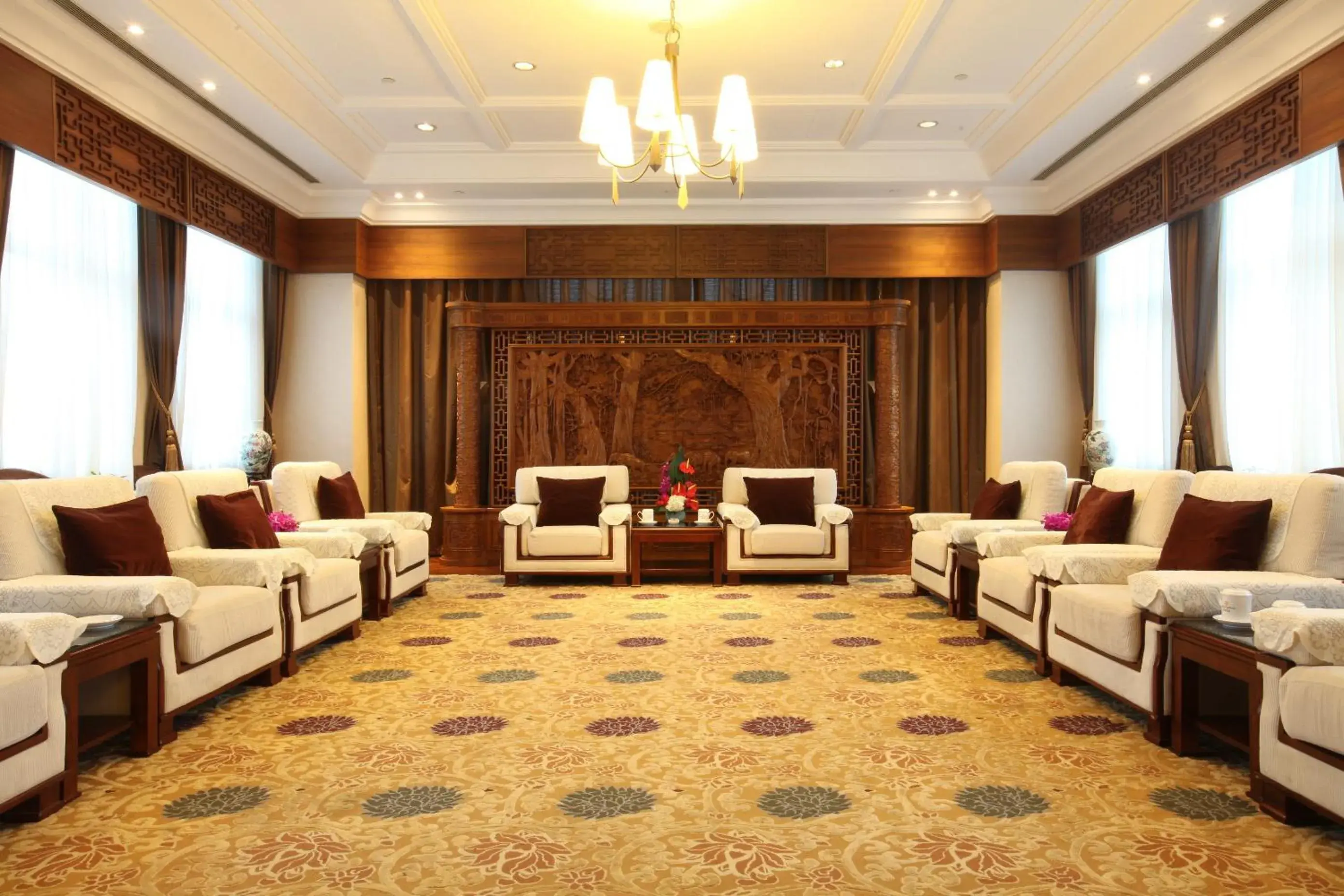 Business facilities, Seating Area in Zhongwei Green Lake Hotel Kunming